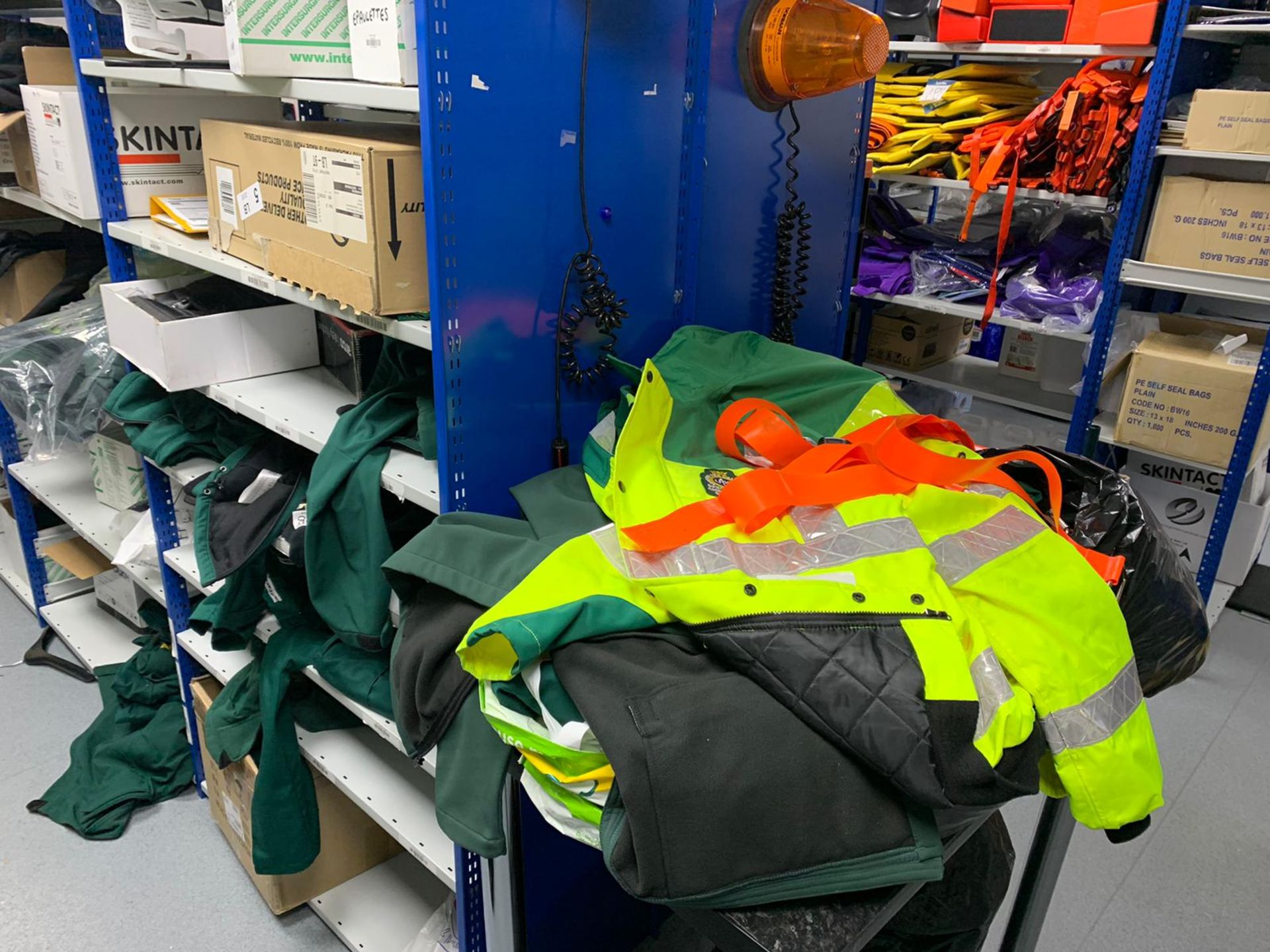 Ambulance service various PPE clothing including Hi-Viz jackets, vests and uniforms (SSG branded) - Image 3 of 8