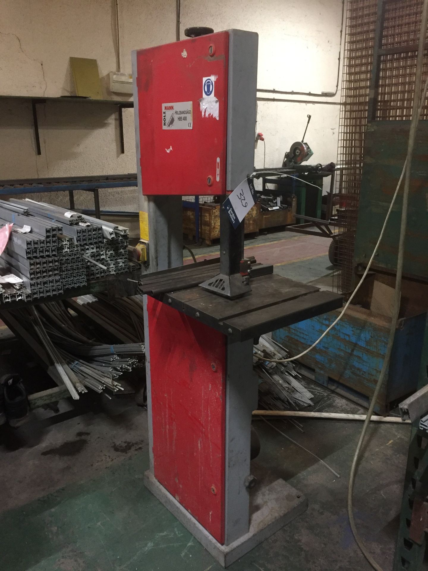 Holz Mann HBS 400 vertical metal cutting bandsaw, throat 400mm (240v) **This lot is located at The