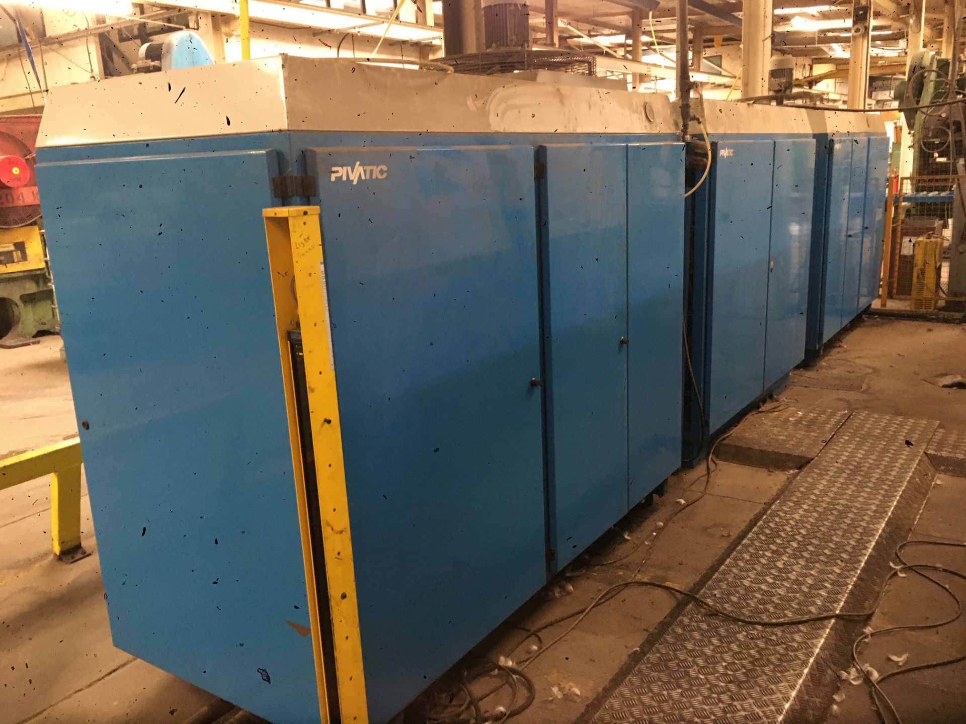 Pivatic, FLN225/FSW125 bending line (2000) comprising: 4x travelling loading cars (approx. 1205 x - Image 10 of 14