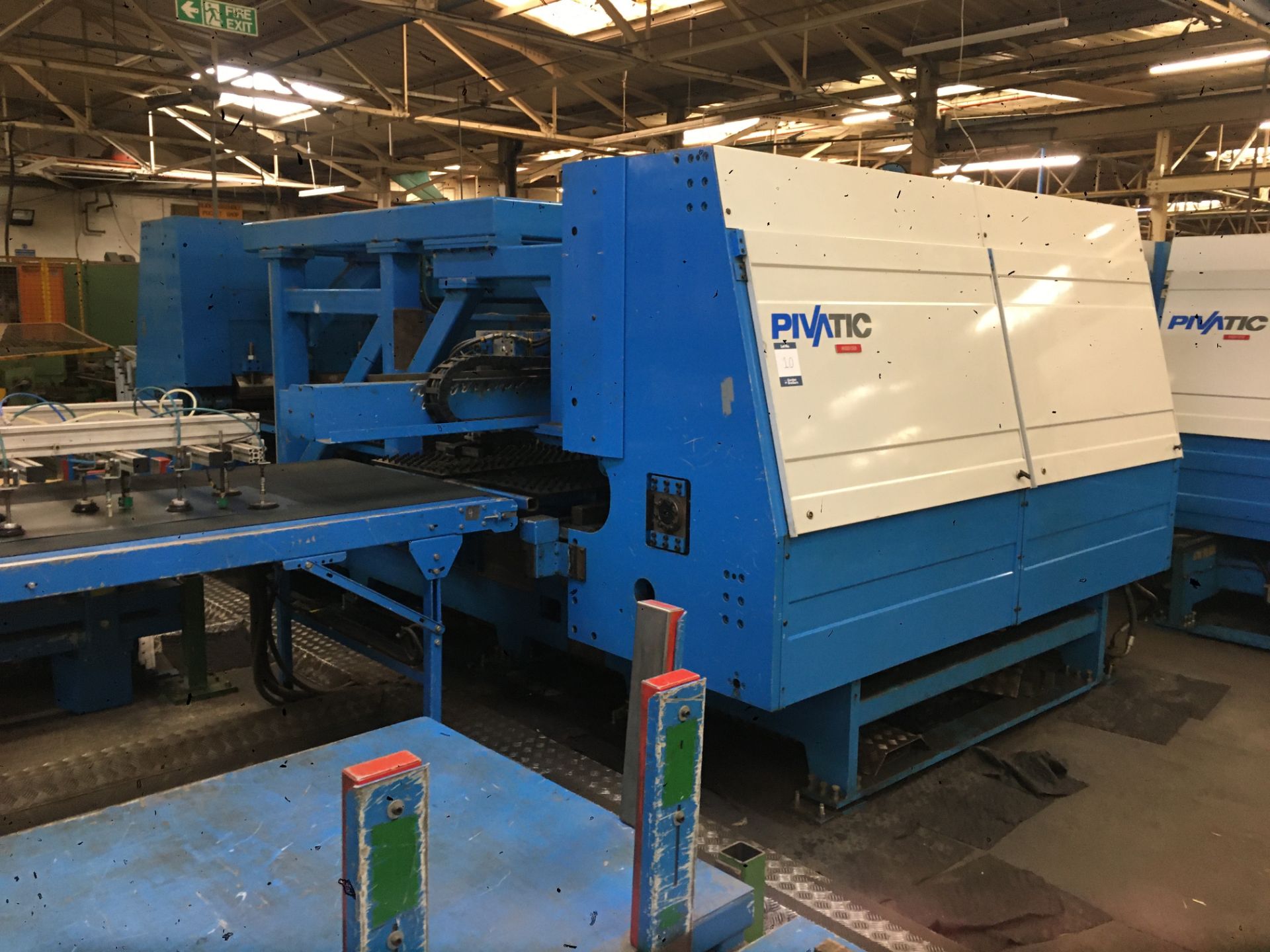 Pivatic, FLN225/FSW125 bending line (2000) comprising: 4x travelling loading cars (approx. 1205 x - Image 4 of 14
