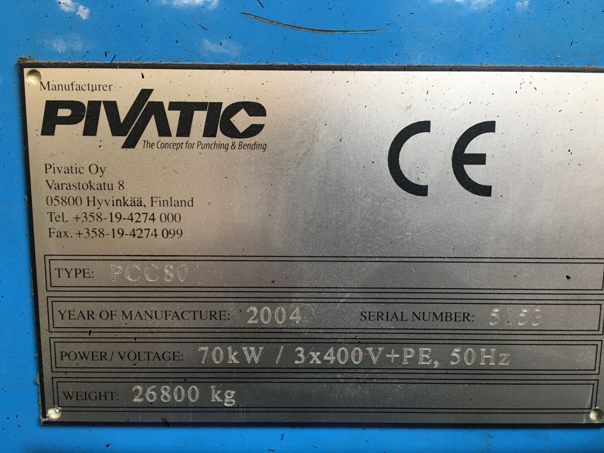 Pivatic, Flexible Fabricating System ("FFS") (2004) comprising: 2x track mounted coil cars; de- - Image 18 of 28