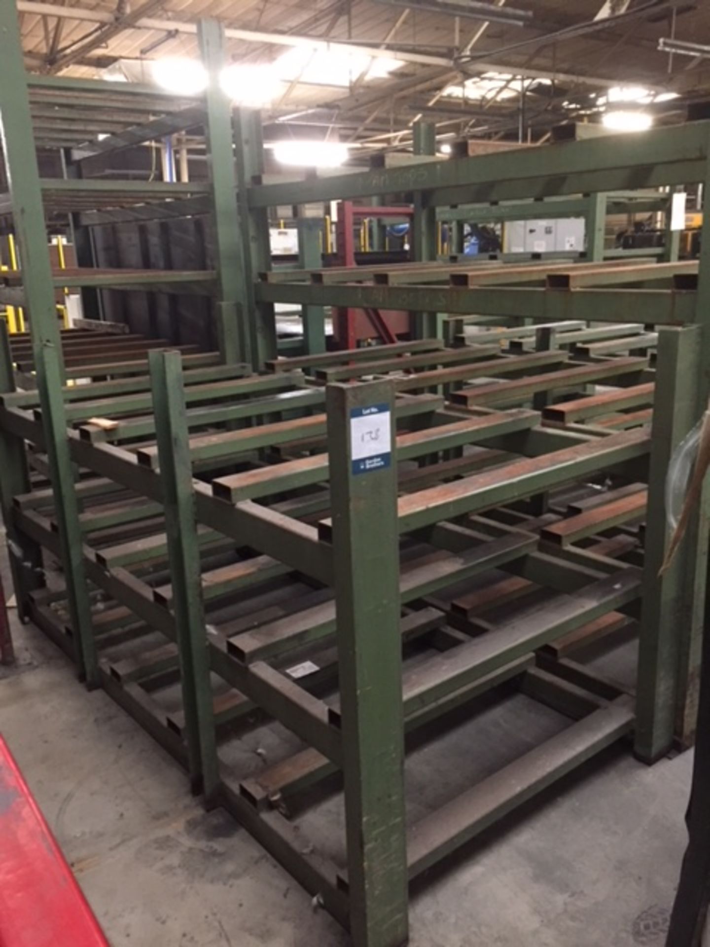 Smaller heavy duty steel storage rack **This lot is located at The Willows Site, CF48 1YH**
