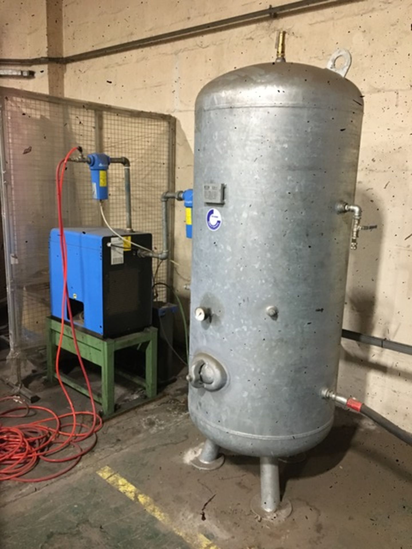 Renner, RS22 22kw/15 bar packaged air compressor, Serial No. 729013 (2017), Hrs: 5431/3; OKS, 750L - Image 2 of 3