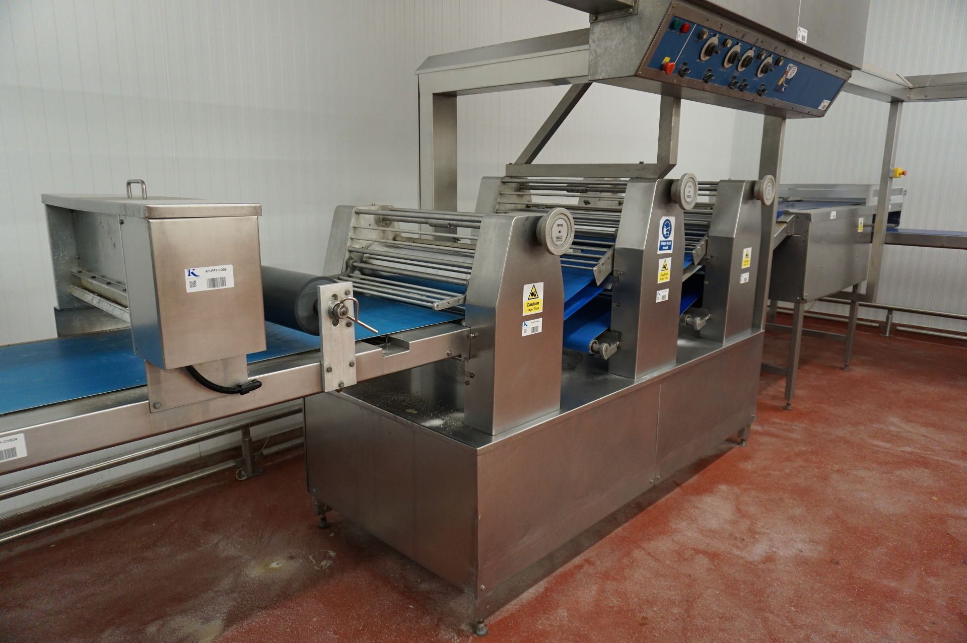 Rademaker Pastry Laminating Line (Approx: 37m) Comprising: Hopper infeed with pastry extruder; - Image 9 of 21