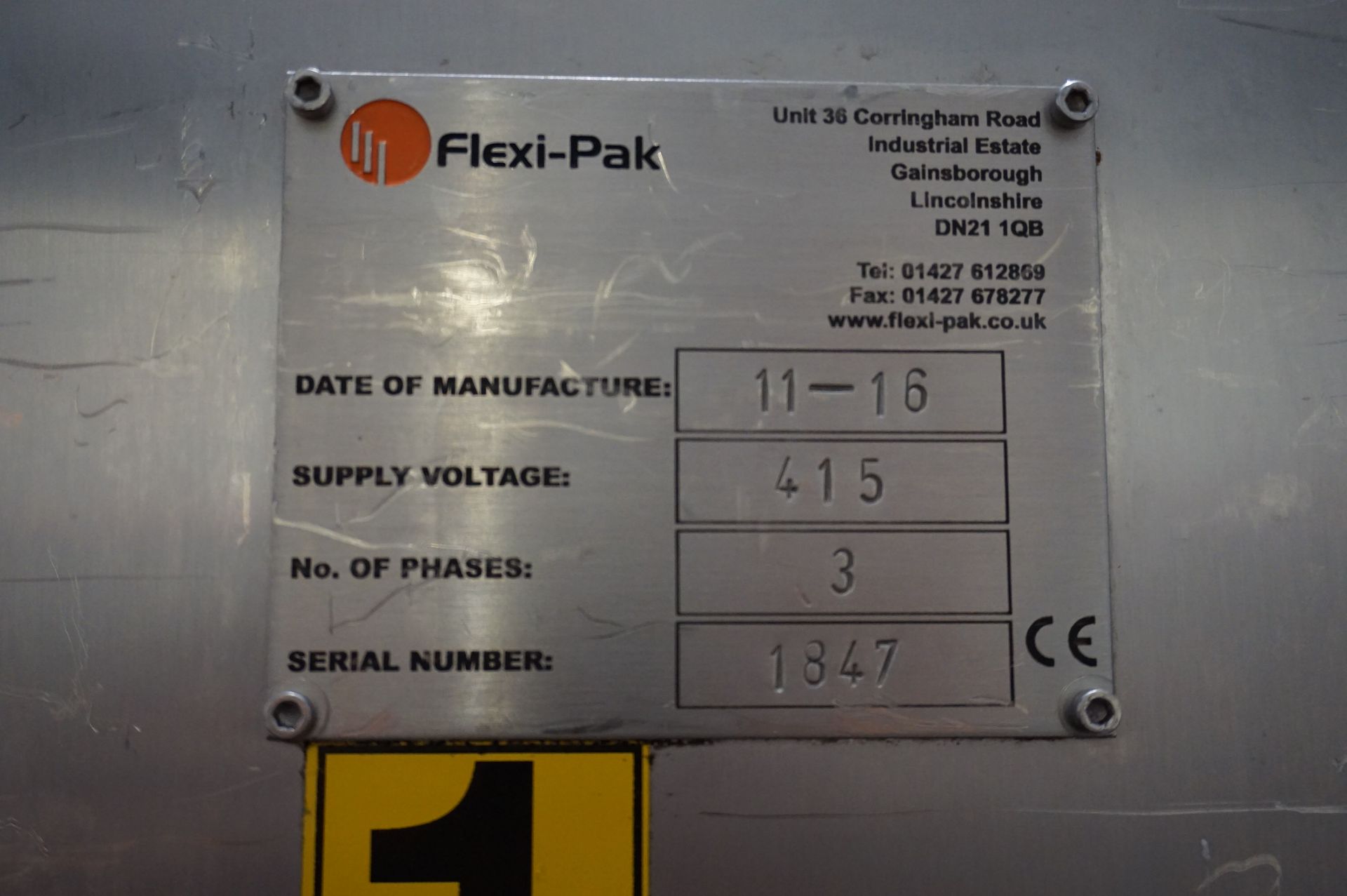 Flexi-Pak, 4 head mobile depositor, Serial No. 1847 (2016) with hopper infeed and touch screen - Image 5 of 5