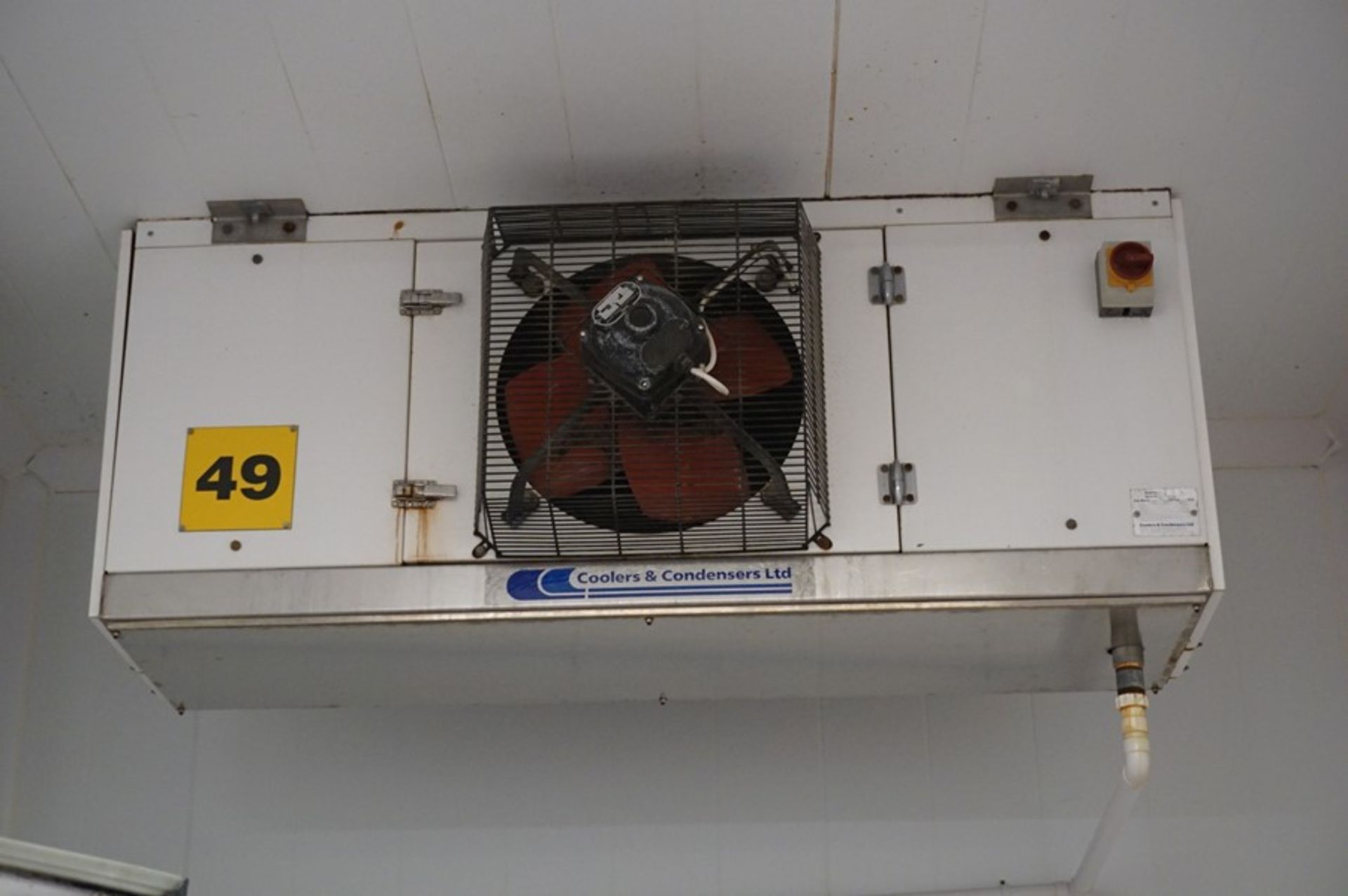 Coolers & Condensers, single fan chiller unit (Lift out charge to bring unit to ground: £150) - Image 2 of 2