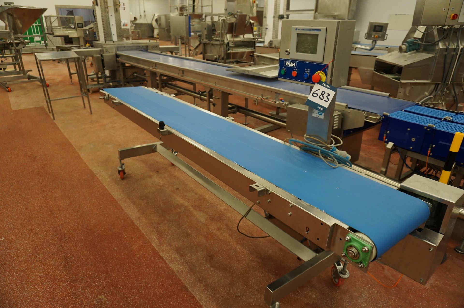 Western Mechanical Handling, Model: PU450, motorised mobile belt conveyor, Serial No. 7469-01 (2008)