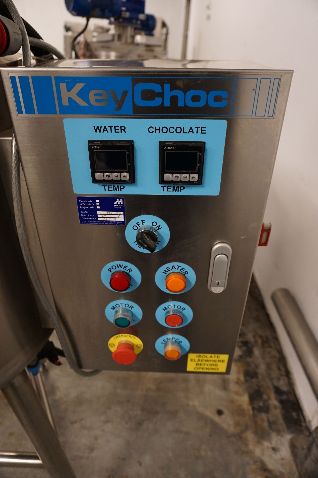 KeyChoc, chocolate melting tank with on station controls - Image 2 of 4