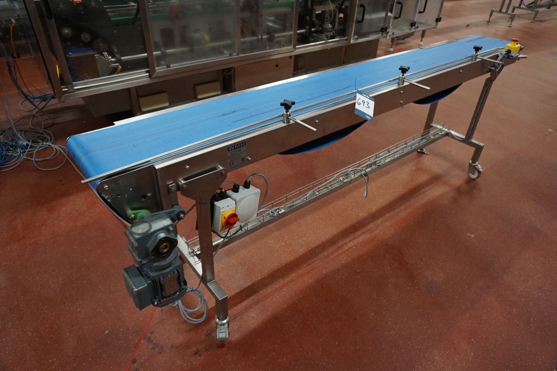 Western Mechanical Handling, mobile motorised belt conveyor, Serial No. 10766-12 (2016) 2.94m (l)