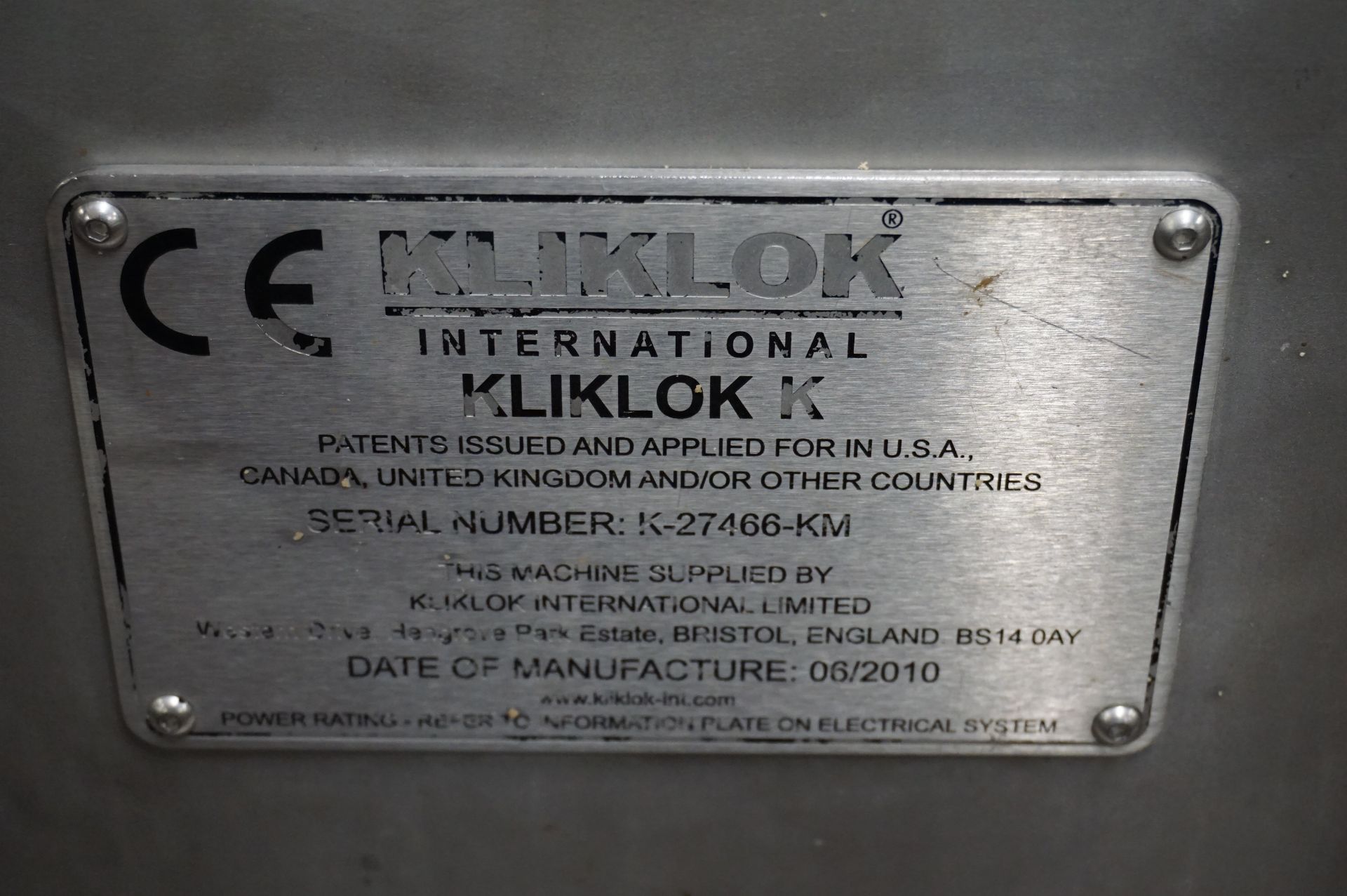 Kliklok cartoningmachine, Serial No. K27466-KM (2010) with Nordson, ProBlue Liberty 7 hot glue - Image 10 of 10
