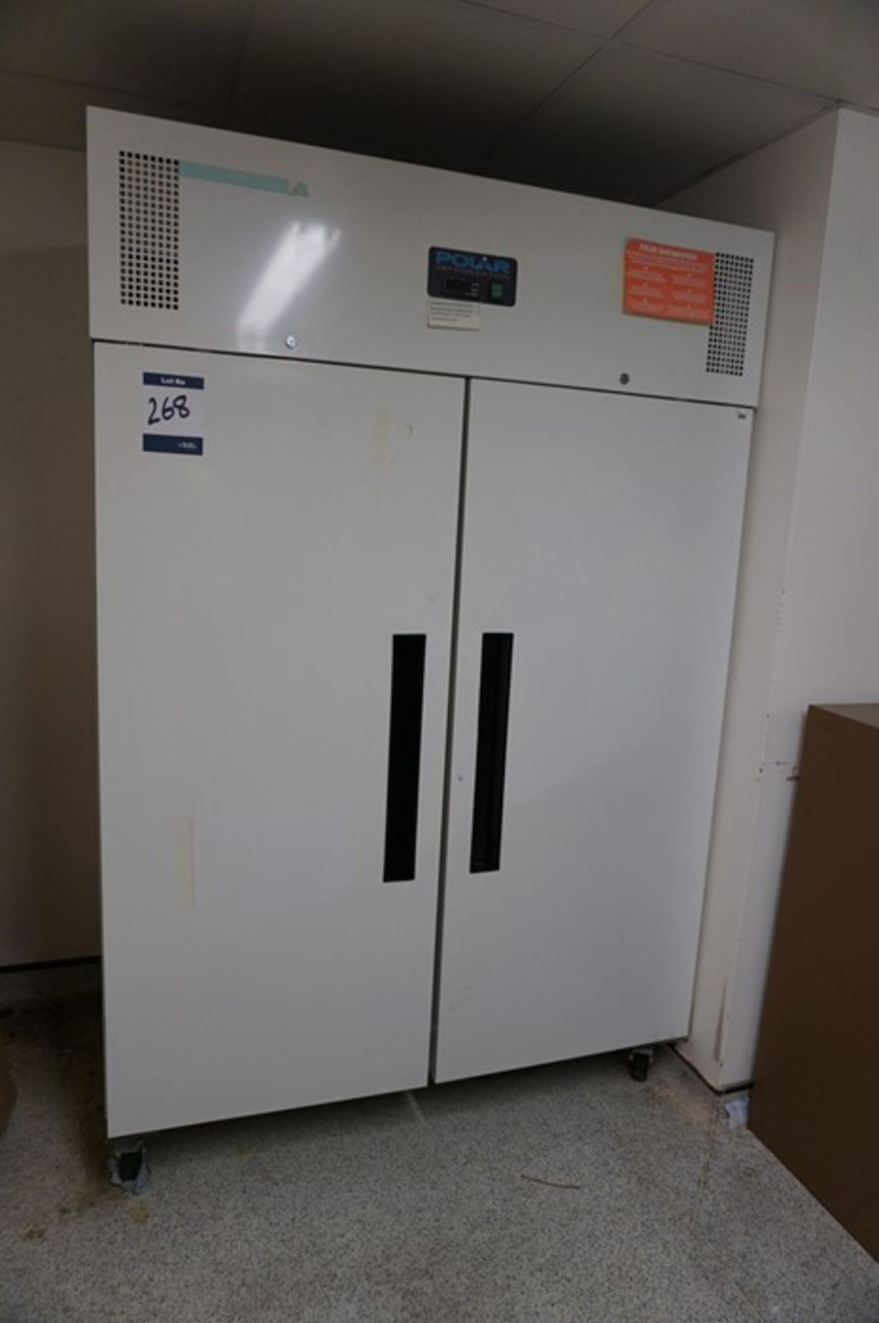 Polar, Model: CC663, mobile double door refrigerator, Serial No. 165012, 2m (h) x 1.32, (w) x 0. - Image 5 of 9