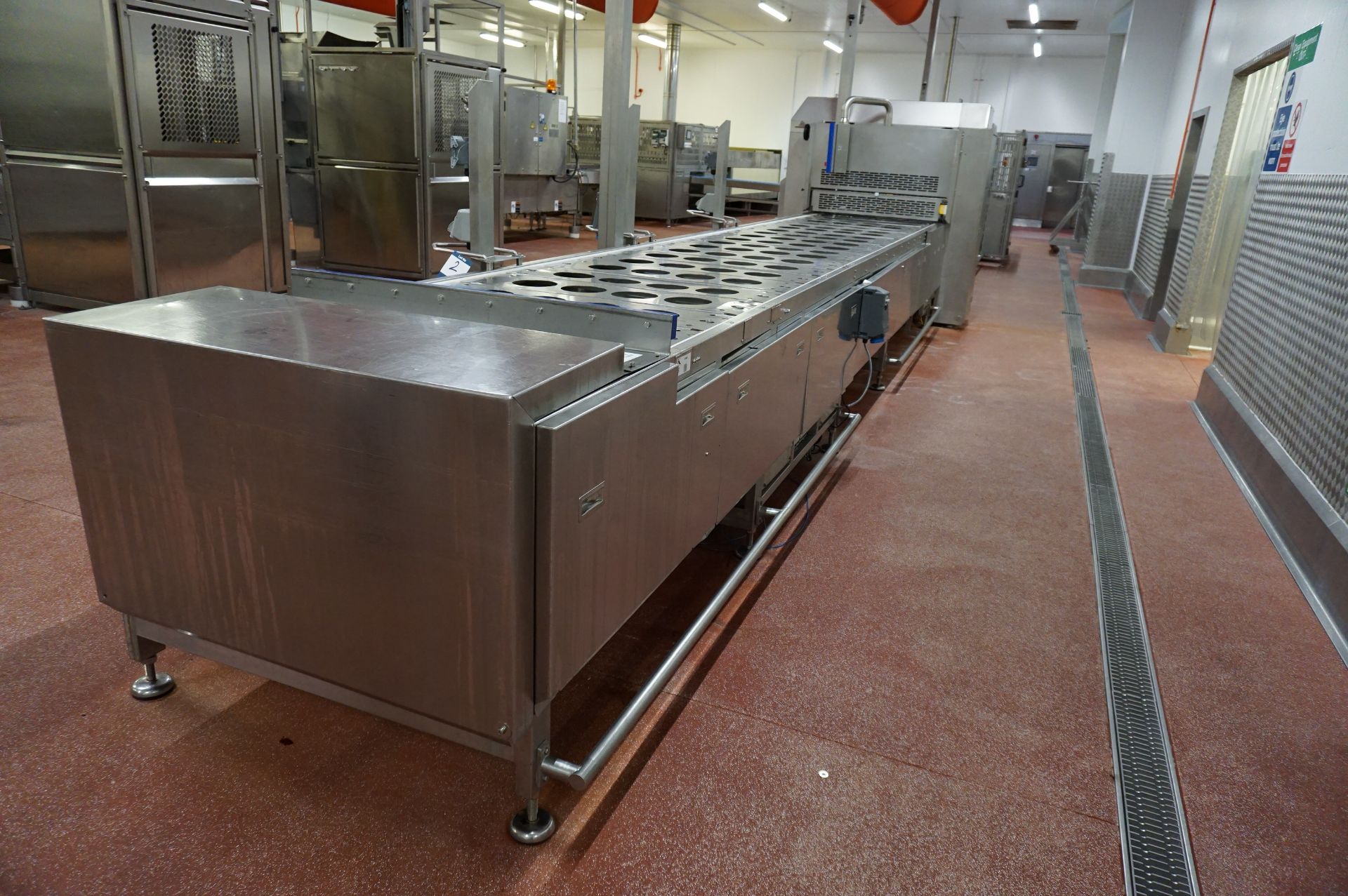 Comas Quiche / Cheesecake Line (Approx. 18m) Comprising: Continuous conveyor with interchangeable - Image 3 of 22