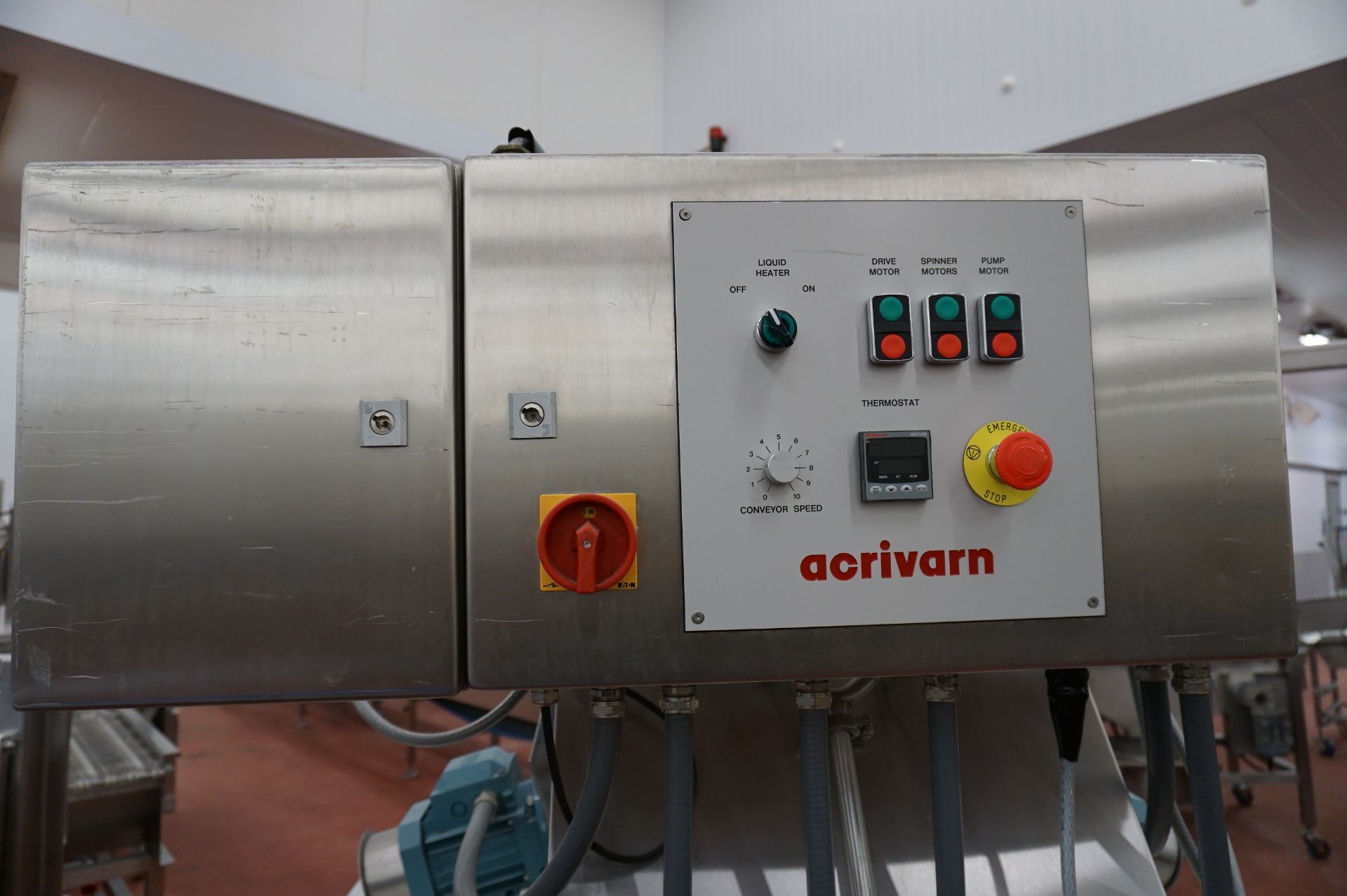 Acrivarn, mobile hot glaze machine, Serial No. 13290 (2012) with mesh through feed conveyor, - Image 6 of 9