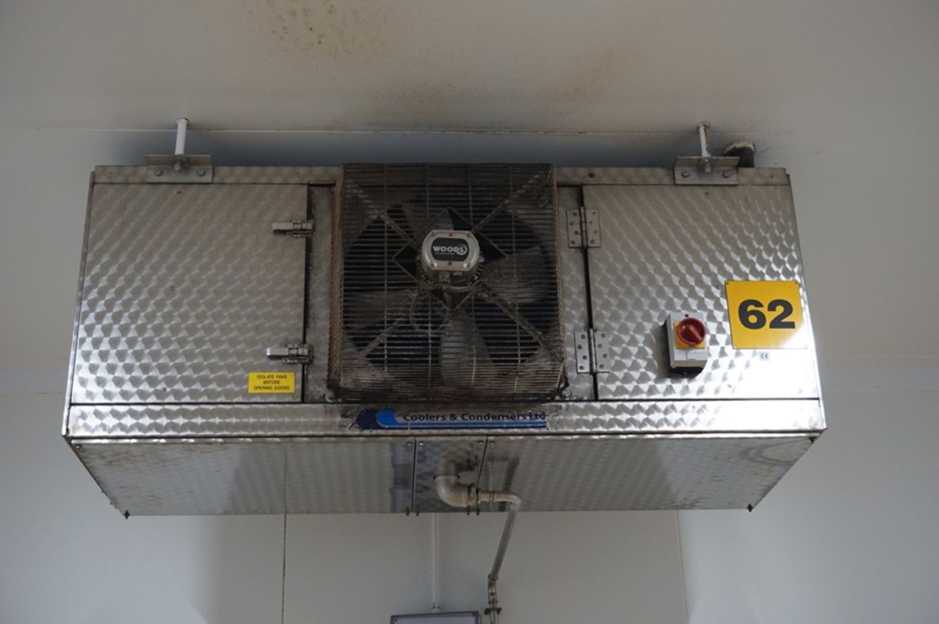 Coolers & Condensers, stainless steel single fan chiller unit, Max: 100'c Min: -50'c (Lift out