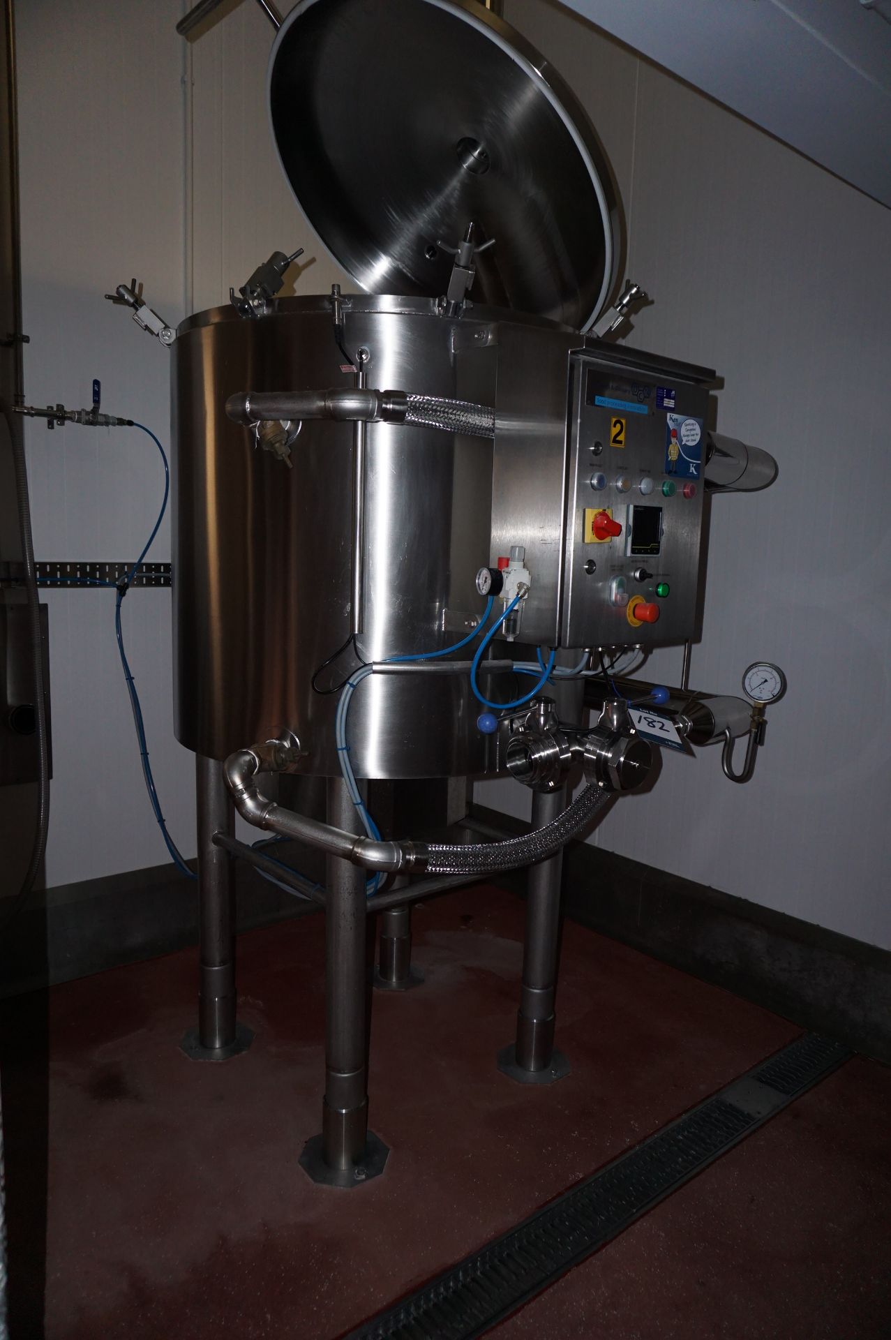 DC Norris, Model: DA300, 300L jacketed pressurised cook vat, Serial No. 3258 (2017) with on - Image 2 of 6