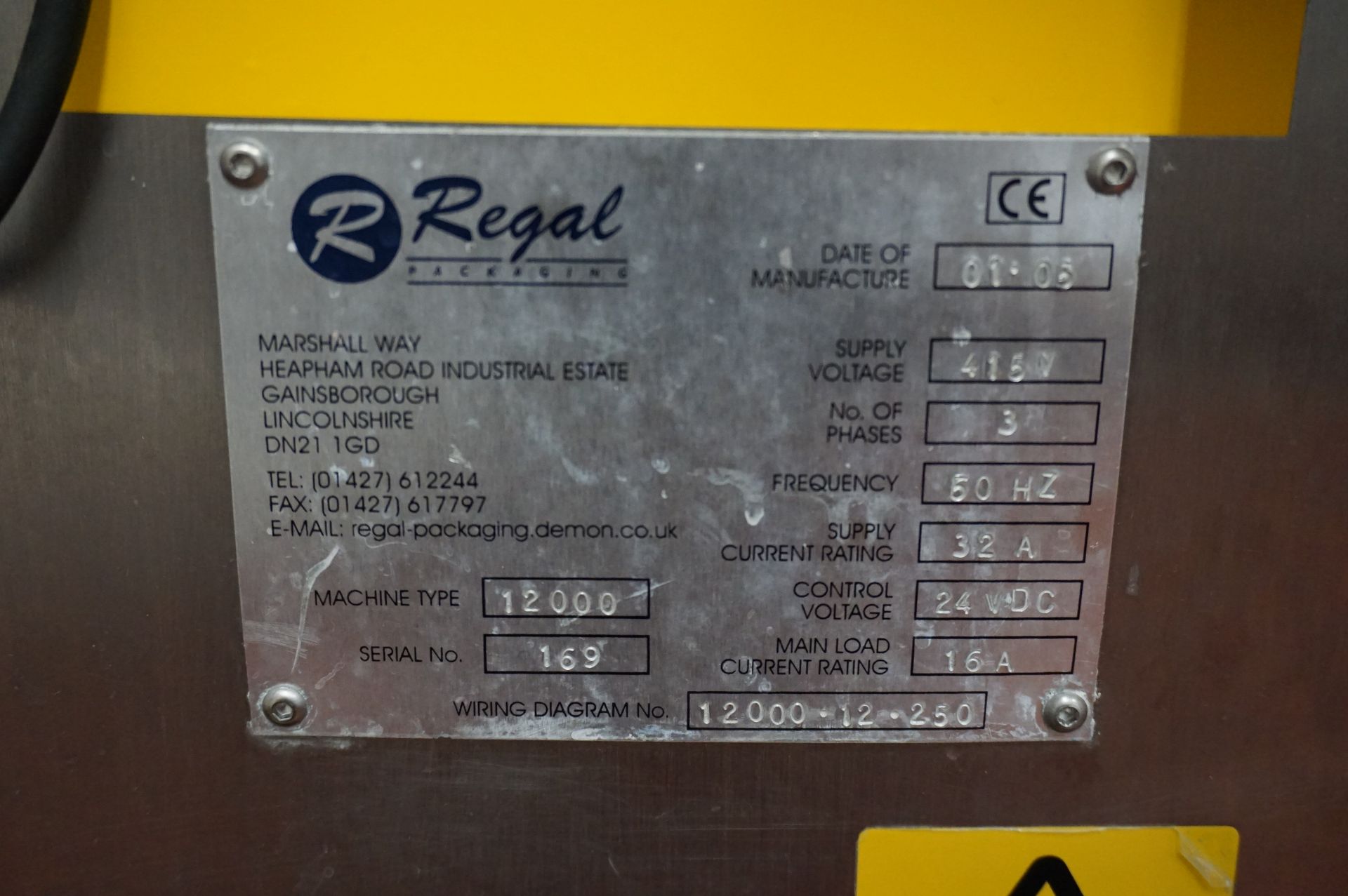 Regal, Type: 12000, 24 station custard potting machine, Serial No. 169 (2005) comprising: pot - Image 14 of 16