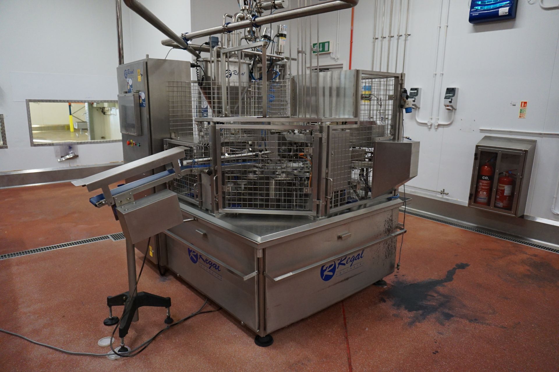 Regal, Type: 12000, 24 station custard potting machine, Serial No. 169 (2005) comprising: pot