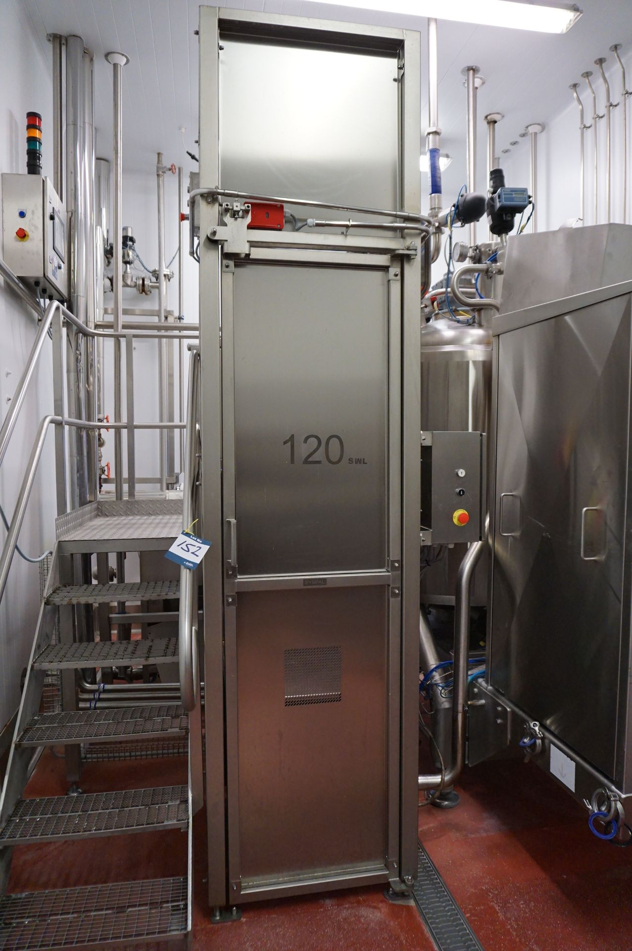 Scanima / Tetra-Pak Cooking Station Comprising: SPM1000V jacketed pressurised 1000L cooking vat, - Image 3 of 9