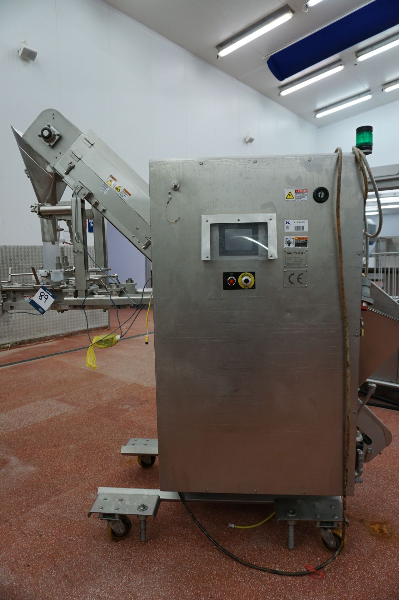 Multi-Fill, Model: MPFSC-120-01, crumb deposit conveyor, Serial No. 637 (2012) with hopper infeed - Image 2 of 6