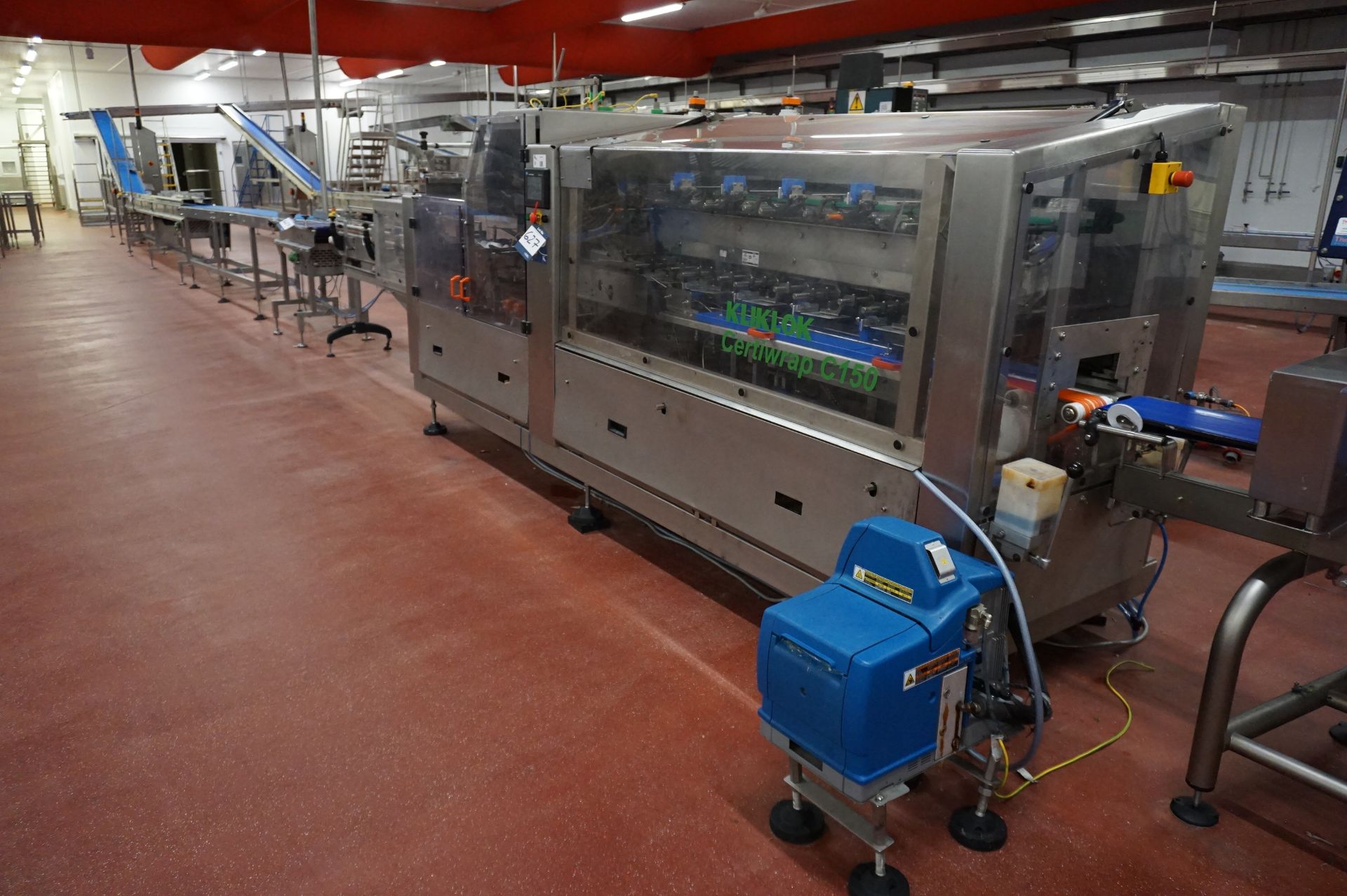 Kliklok Packing Station Comprising: motorised decline belt conveyor, Approx 5m with WMH control - Image 2 of 12