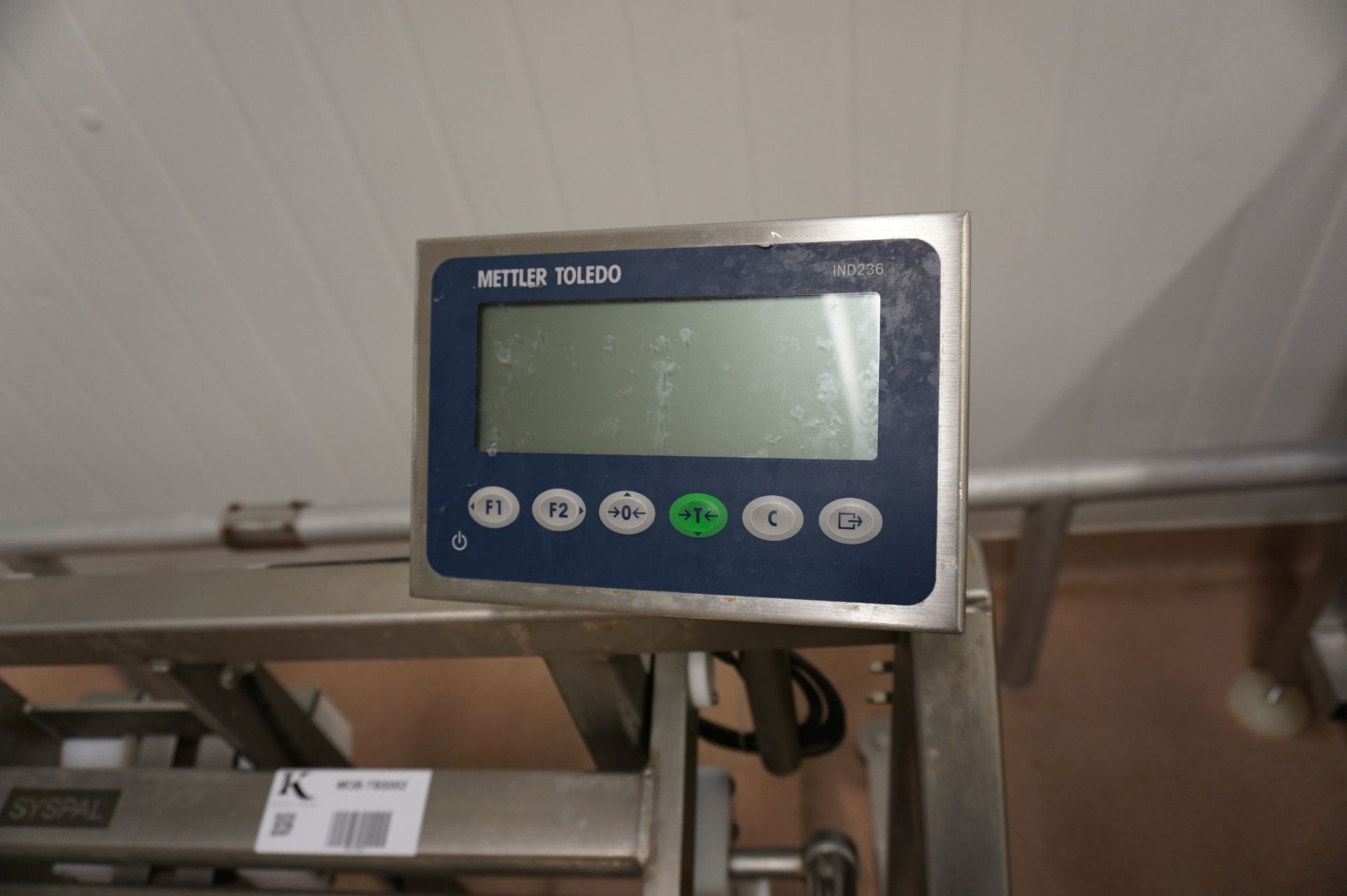 Syspal, Type: 600WS11003, 250kg mobile bin scales, Serial No. K7390112 (2018) with Mettler Toledo - Image 2 of 3