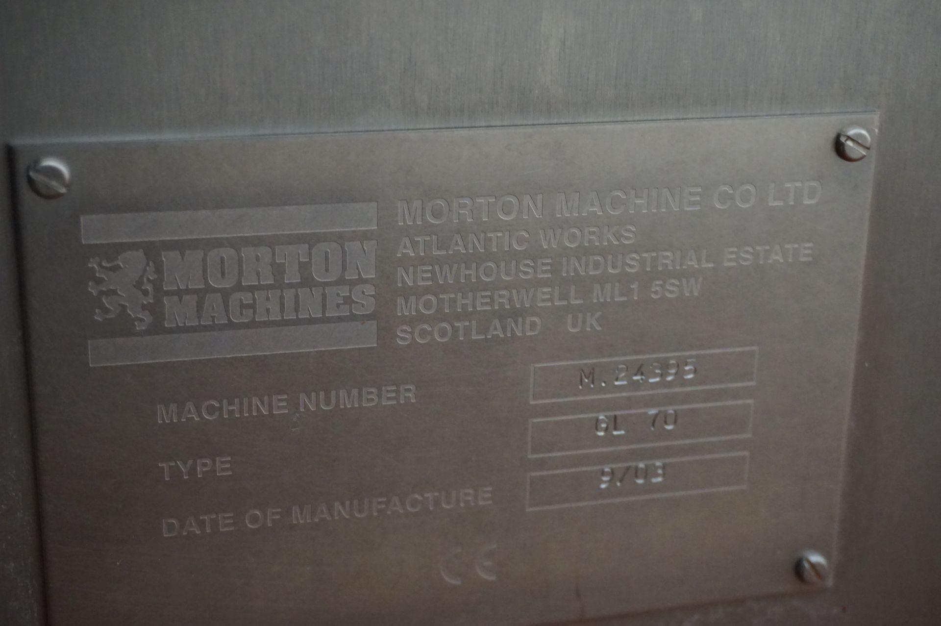 Morton, Type: GL70, gridlap mixer, Serial No. M24395 (2003) - Image 5 of 5