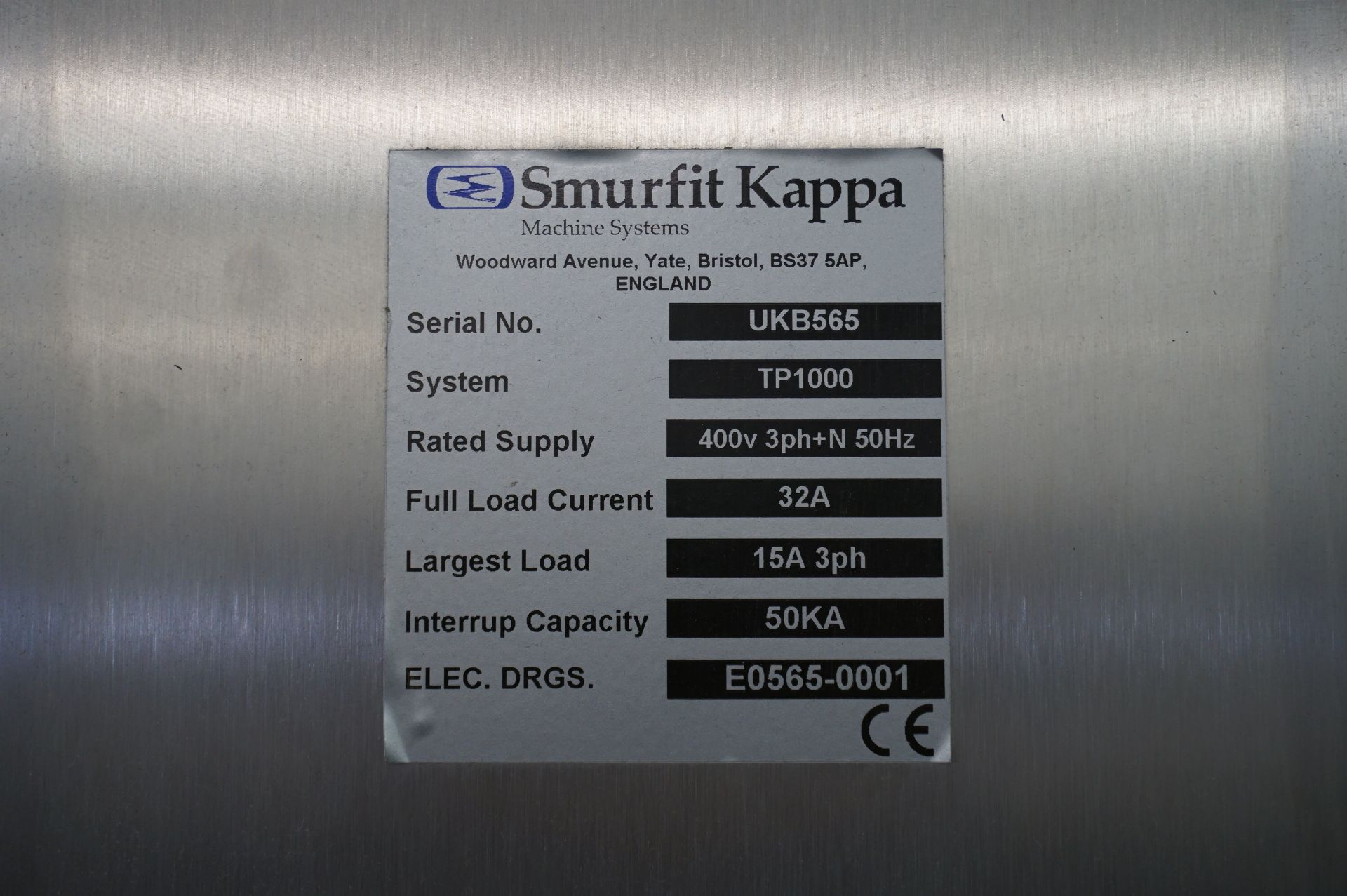 Smurfit Kappa, Type: TP1000, automatic pick and place packing machine, Serial No. UKB565 with - Image 9 of 10