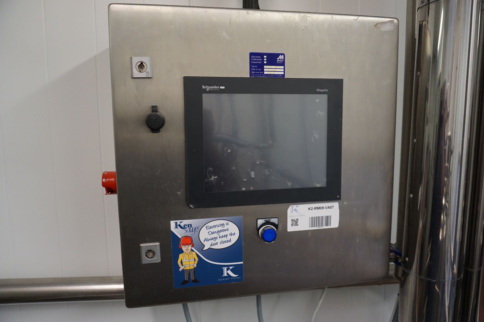 Scanima / Tetra-Pak Cooking Station Comprising: SPM1000V jacketed pressurised 1000L cooking vat, - Image 9 of 9