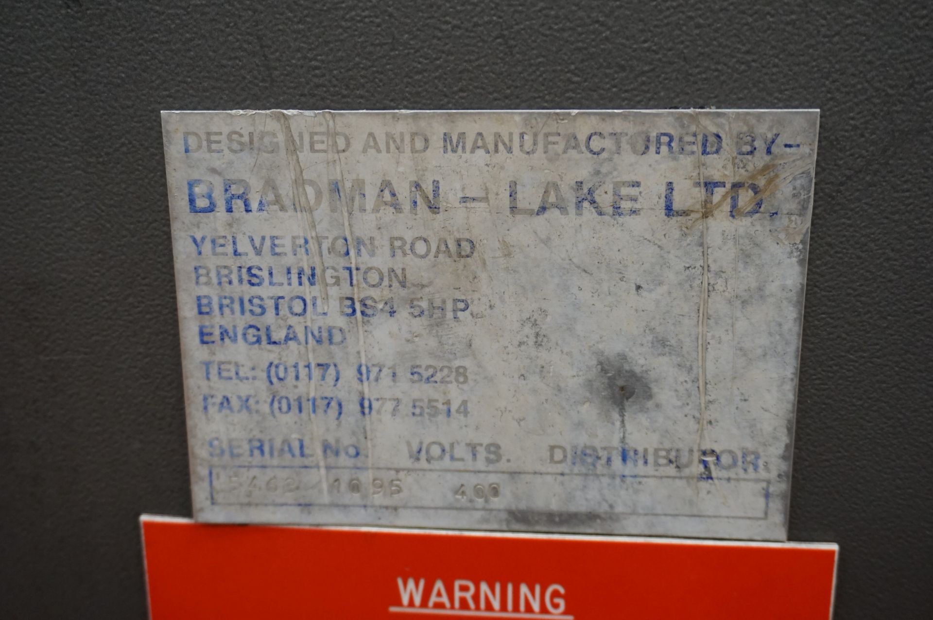 Bradman Lake Packaging Station Comprising: motorised infeed centering conveyor; SL90 cartoning - Image 11 of 11
