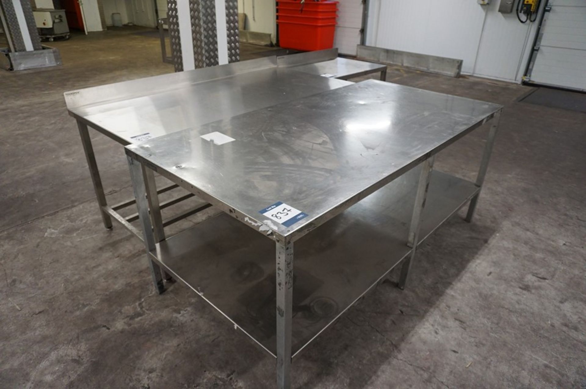 3 x Various stainless steel prep tables, as lotted - Image 2 of 2