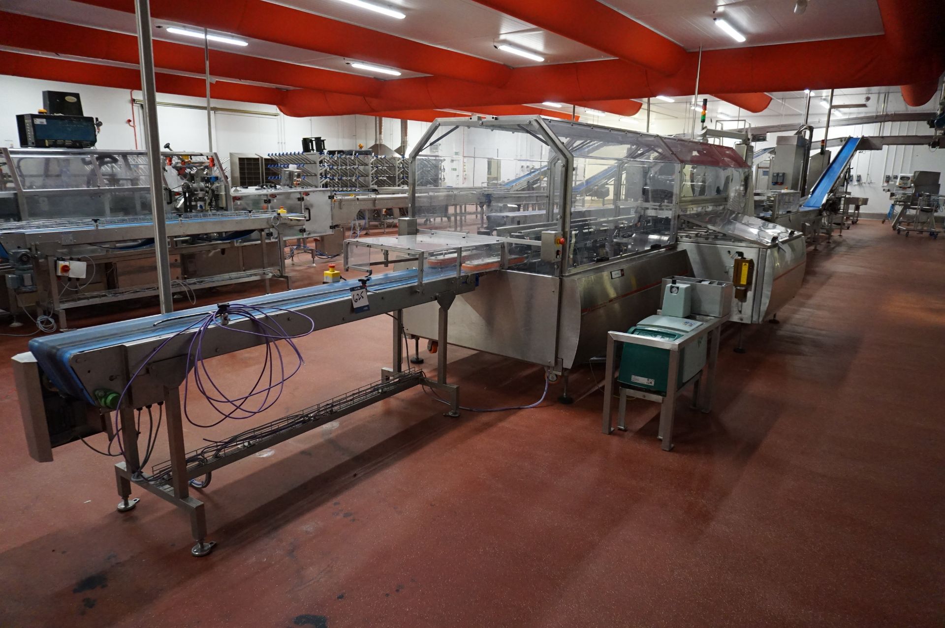 Bradman Lake Packaging Station Comprising: motorised decline belt conveyor, Approx 8m with WMH - Image 2 of 23