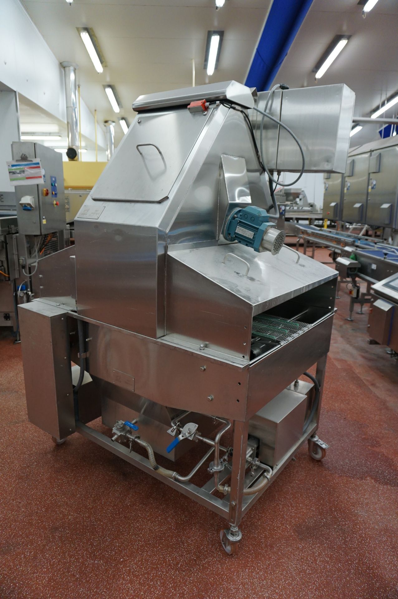 Acrivarn, mobile hot glaze machine, Serial No. 13290 (2012) with mesh through feed conveyor, - Image 3 of 9