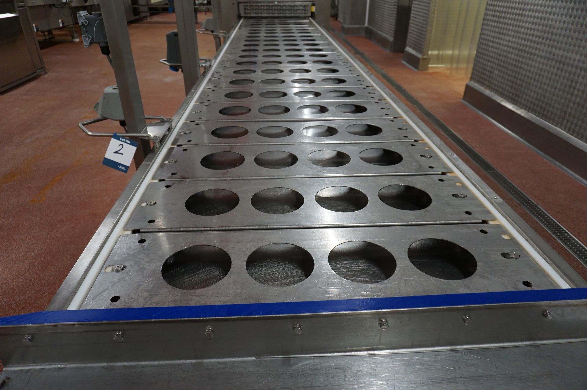 Comas Quiche / Cheesecake Line (Approx. 18m) Comprising: Continuous conveyor with interchangeable - Image 2 of 22