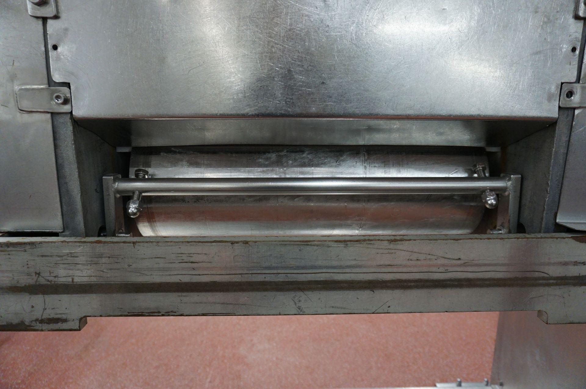 Unbadged mobile 3 roll pastry extruder with infeed station (one roll missing) - Image 3 of 5