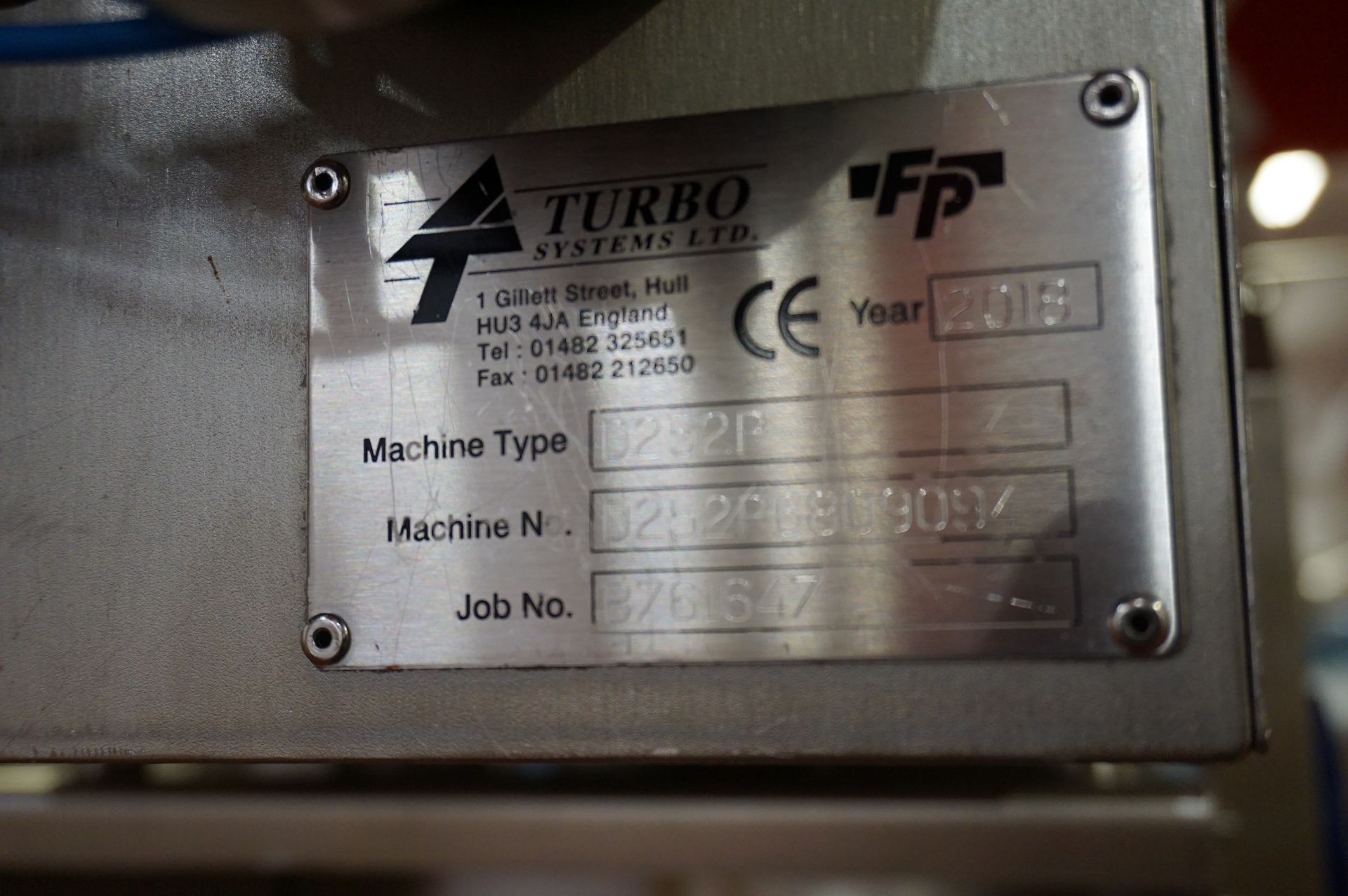 Turbo Systems Limited, Type: D252P, mobile twin head depositor, Machine No. 6809094 (2018) with - Image 7 of 7