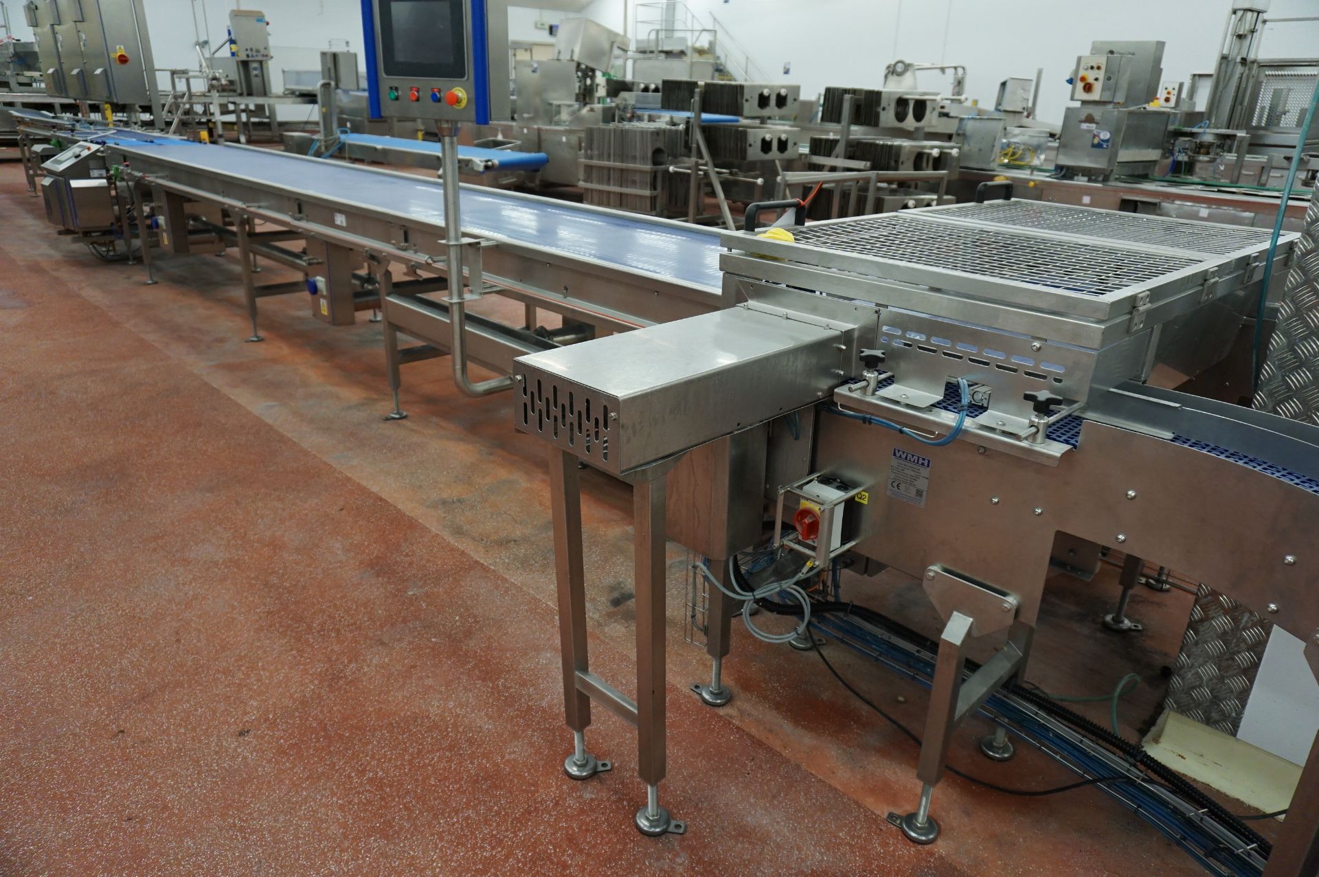 Twin Lane Production Line and Oven Infeed Comprising: 2 x Westerm Mechanical Handling, plastic