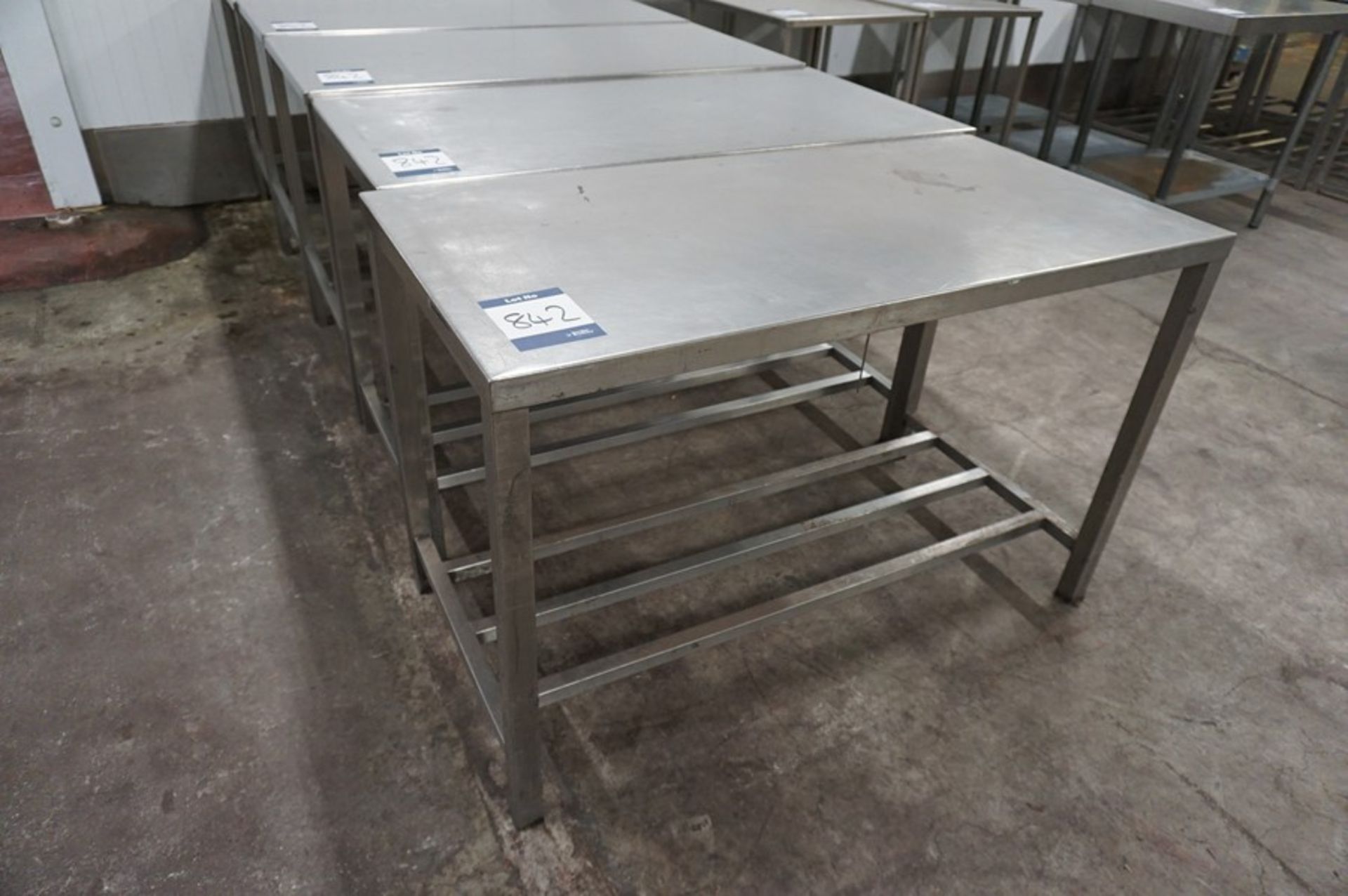 5 x Various stainless steel prep tables, as lotted - Image 2 of 2