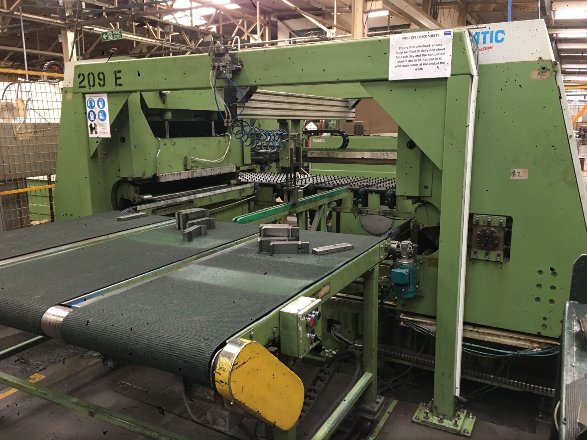 Pivatic by ToolSystem, FLN200/FSW100 bending and forming line, Serial No. 505000 (1996) comprising: - Image 7 of 8