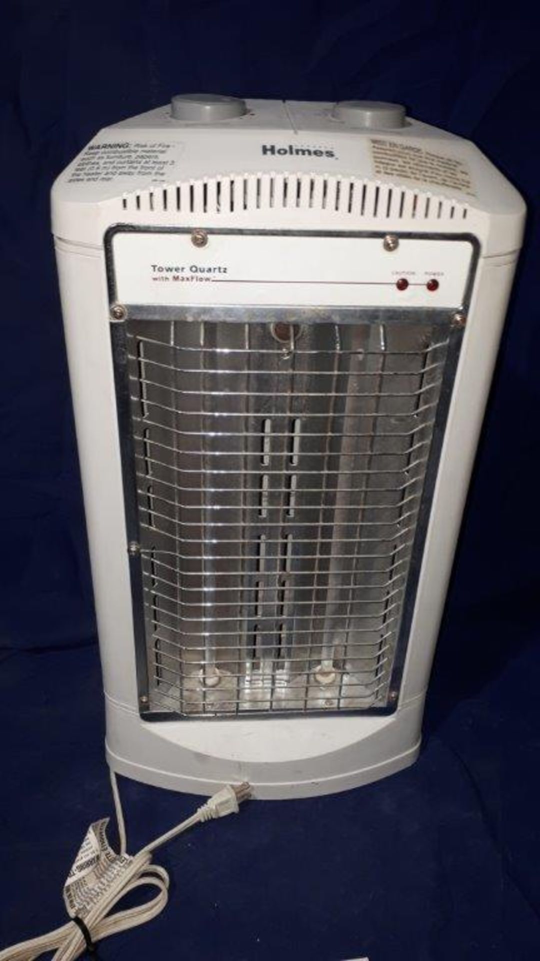 HOLMES Tower Quartz Heater, 110 V.