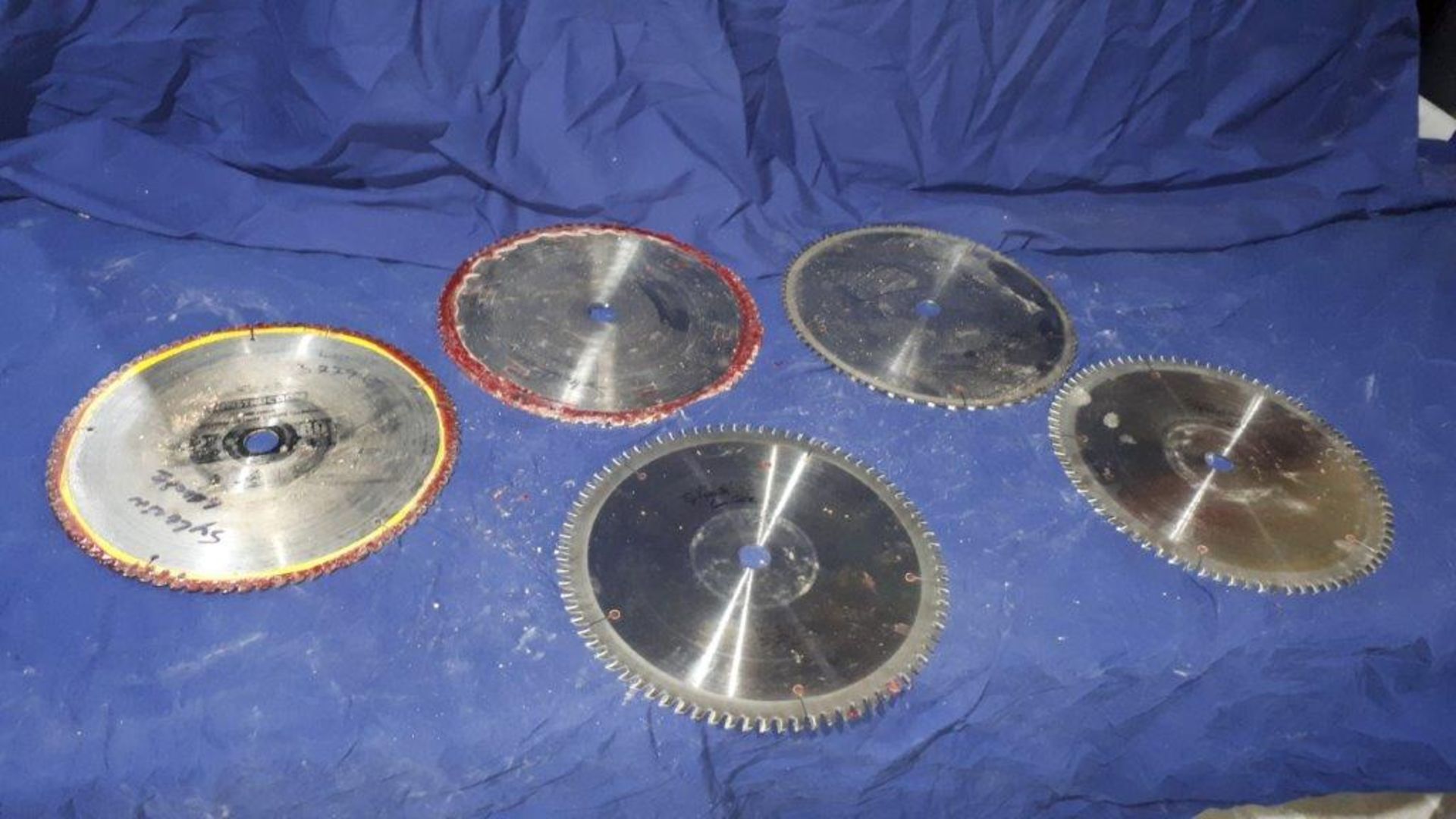 LOT: (5) Assorted 12" Saw Blades