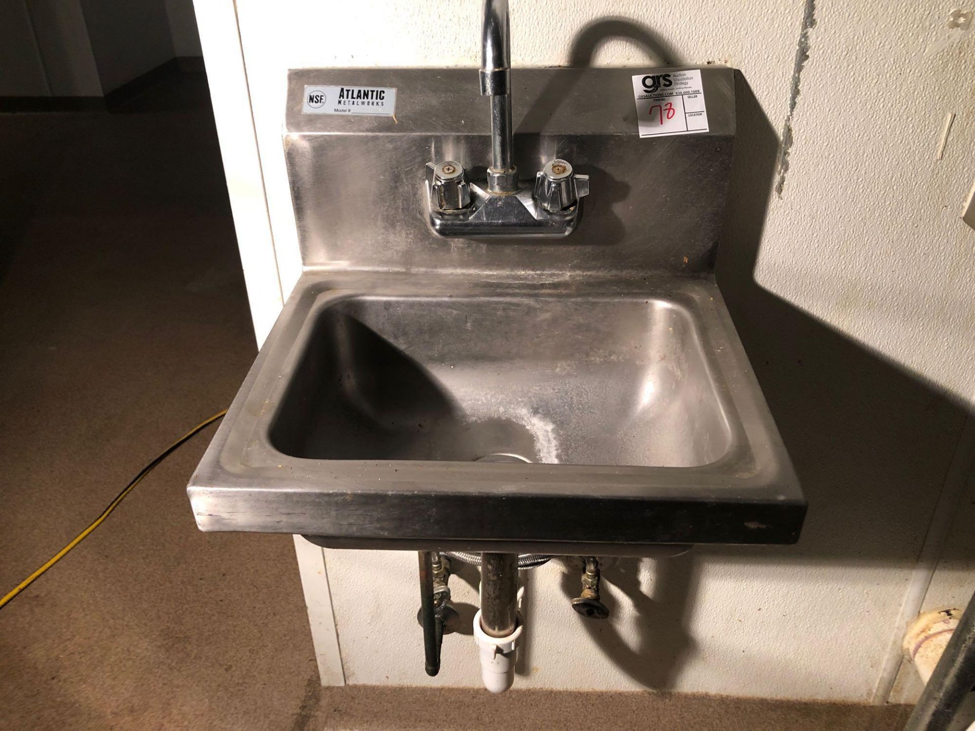 Atlantic Metal Works Hand Sink