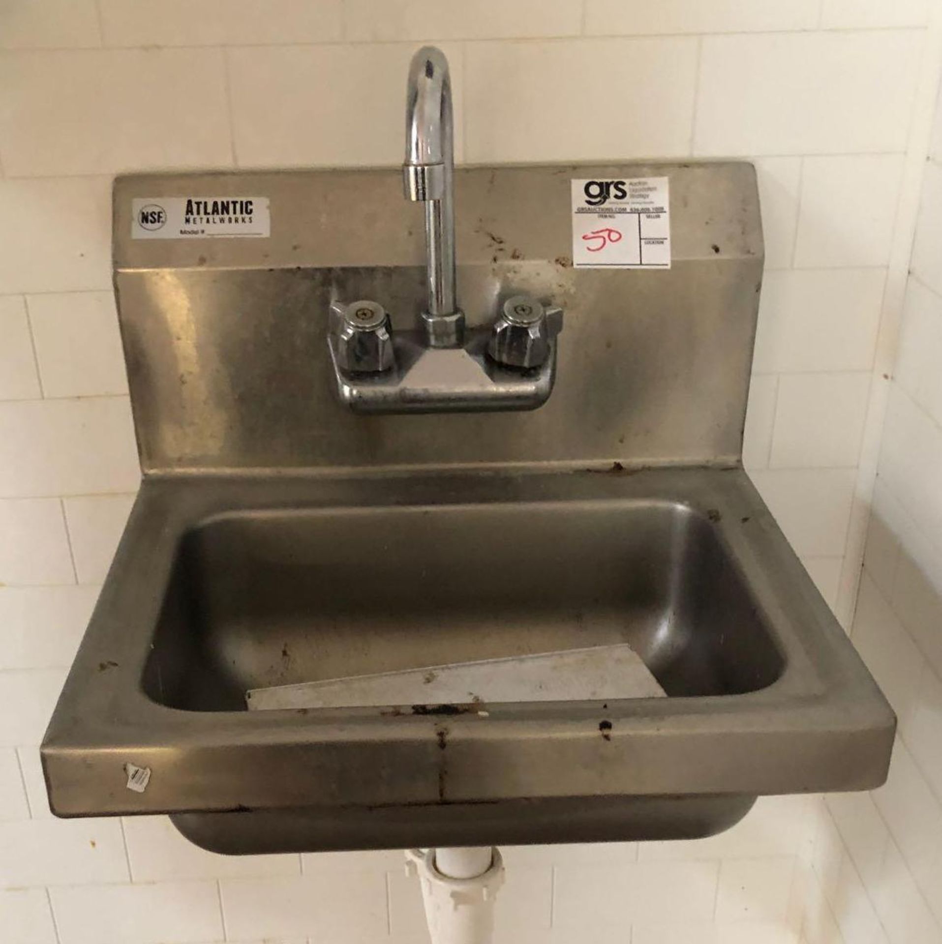 Atlantic Metal Works Hand Sink