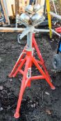 2 - Ridgid pipe roller stands 0559-361/0559-382