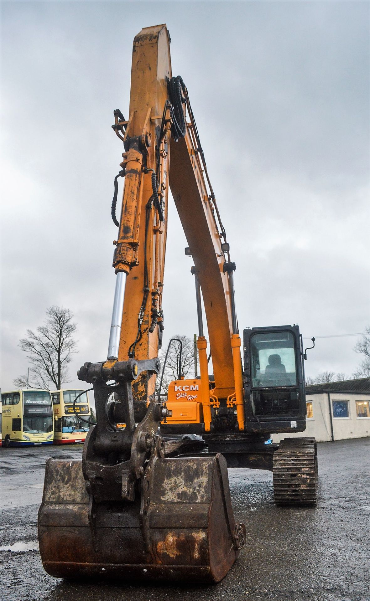 Hyundai 210 LC-7A 21 tonne steel tracked excavator Year: 2008 S/N: 10414 Recorded Hours: 1501 - Image 5 of 13