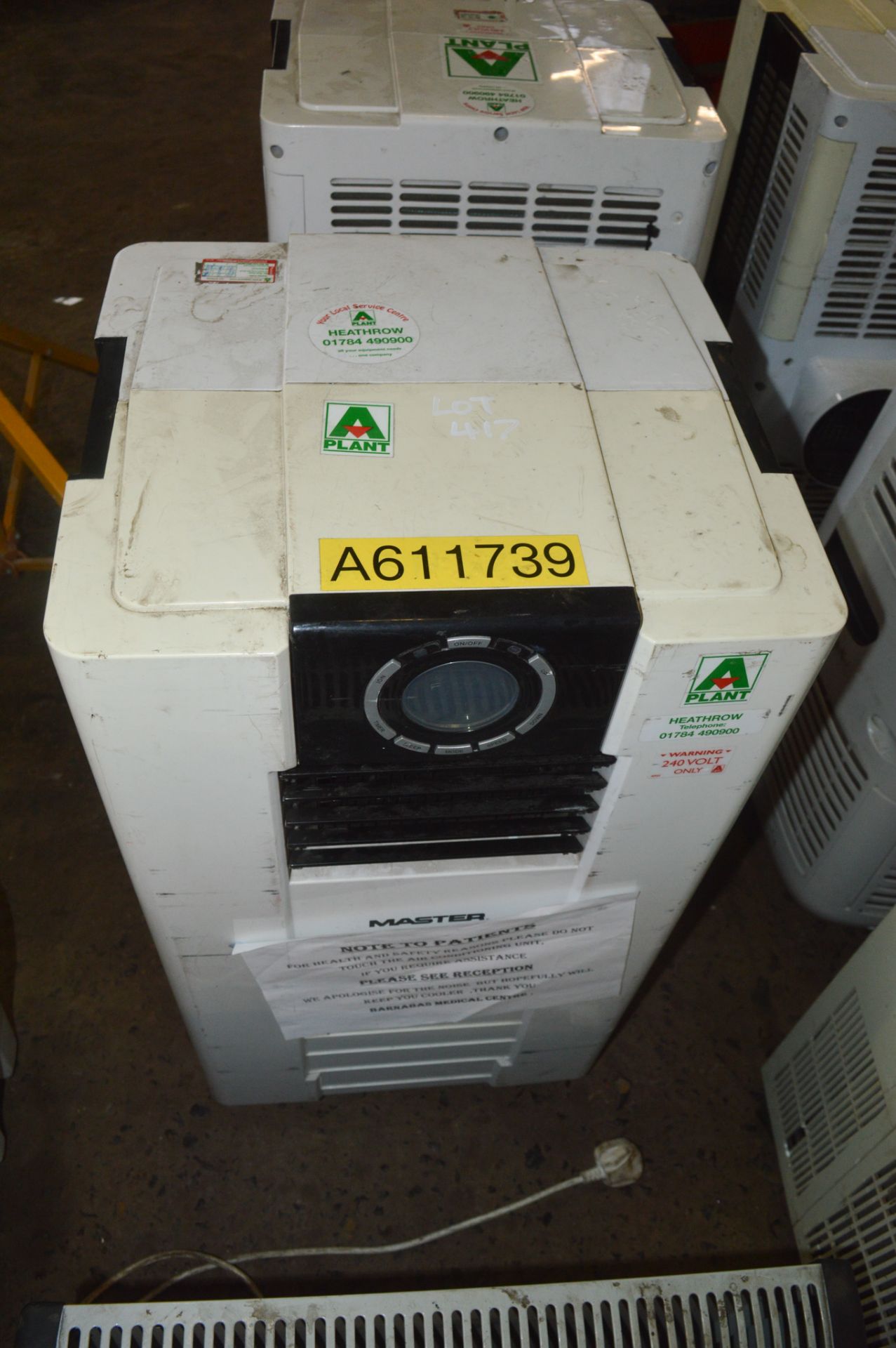 Master 240v air conditioning  A611739