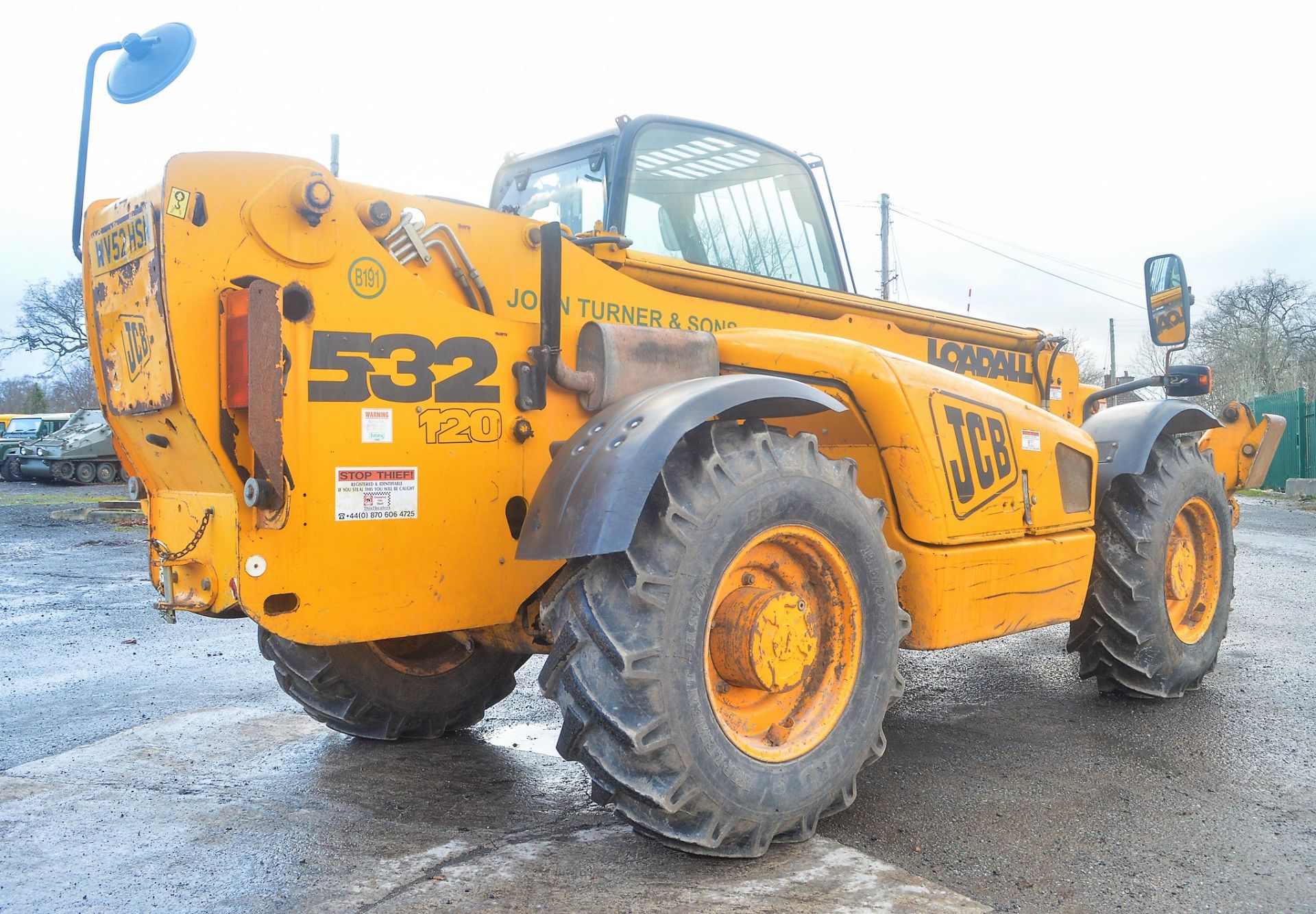 JCB 532-120 12 metre telescopic handler Year: 2002 S/N: 1005552 Recorded Hours: 9134 - Image 4 of 16