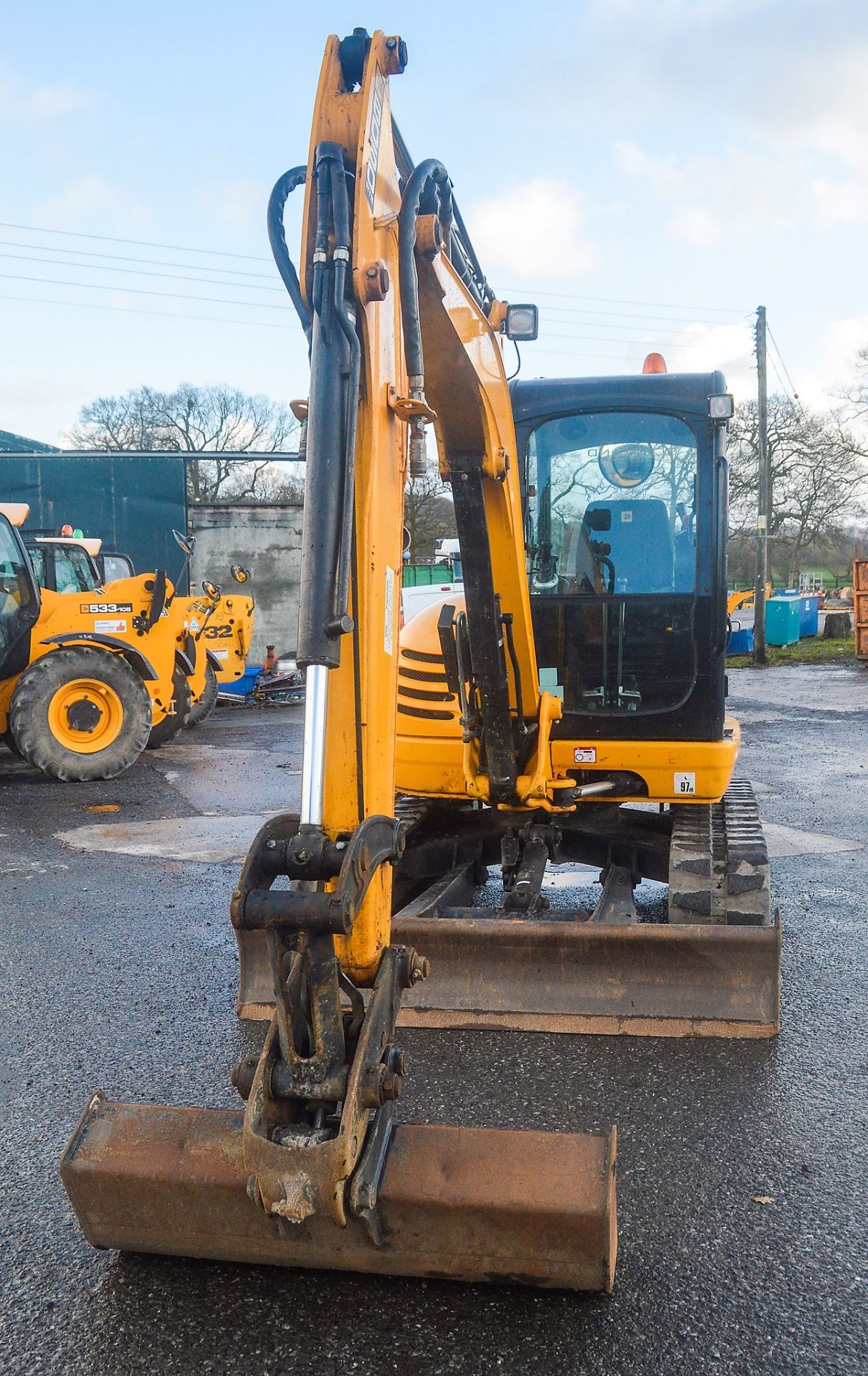 JCB 8050 RTS 5 tonne rubber tracked mini excavator Year: 2015 S/N: 2379446 Recorded Hours: 1220 - Image 5 of 14