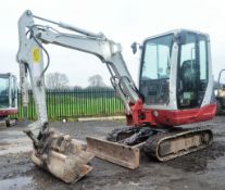 Takeuchi TB228 2.8 tonne rubber tracked excavator Year: 2012 S/N: 122801786 Recorded Hours: 4244