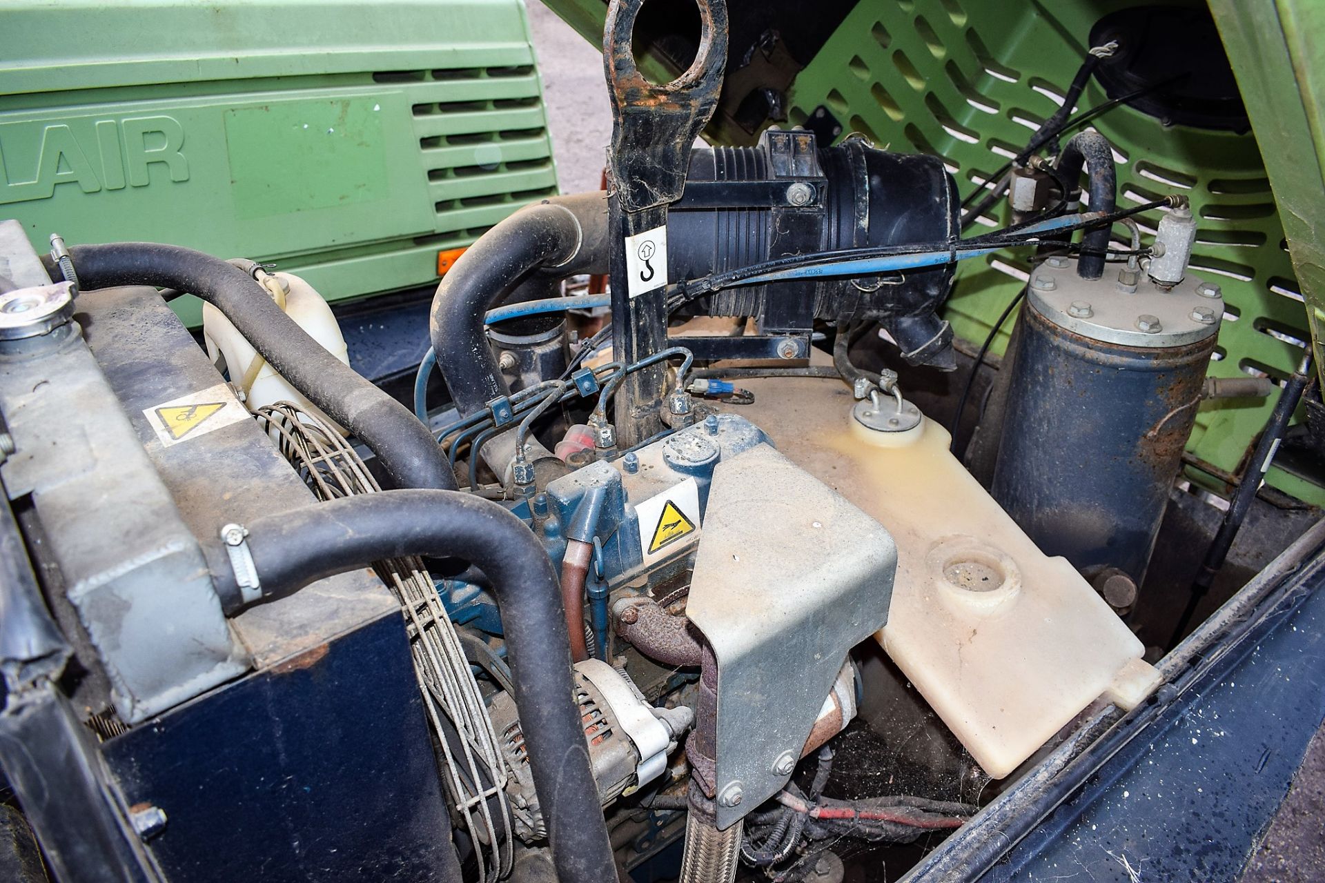 Sullair 85 cfm diesel driven mobile air compressor Year: 2007 Recorded Hours: 847 1103 - Image 3 of 3