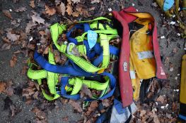 Quantity of safety harnesses